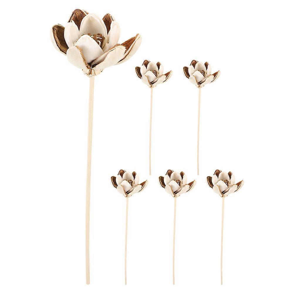 6pcs Rattan Oil Diffuser Sticks for Aromatherapy Refill – Easy to Use Fragrance Diffuser Accessories with Slow Essential Oil Release for Home,
