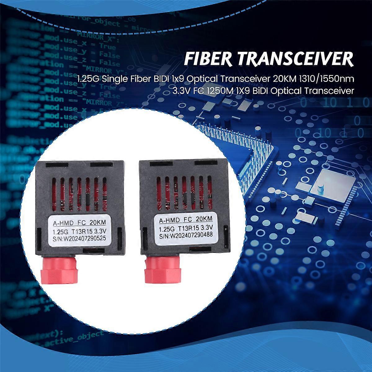 1,25 G Einzelfaser BIDI 1x9 Optischer Transceiver