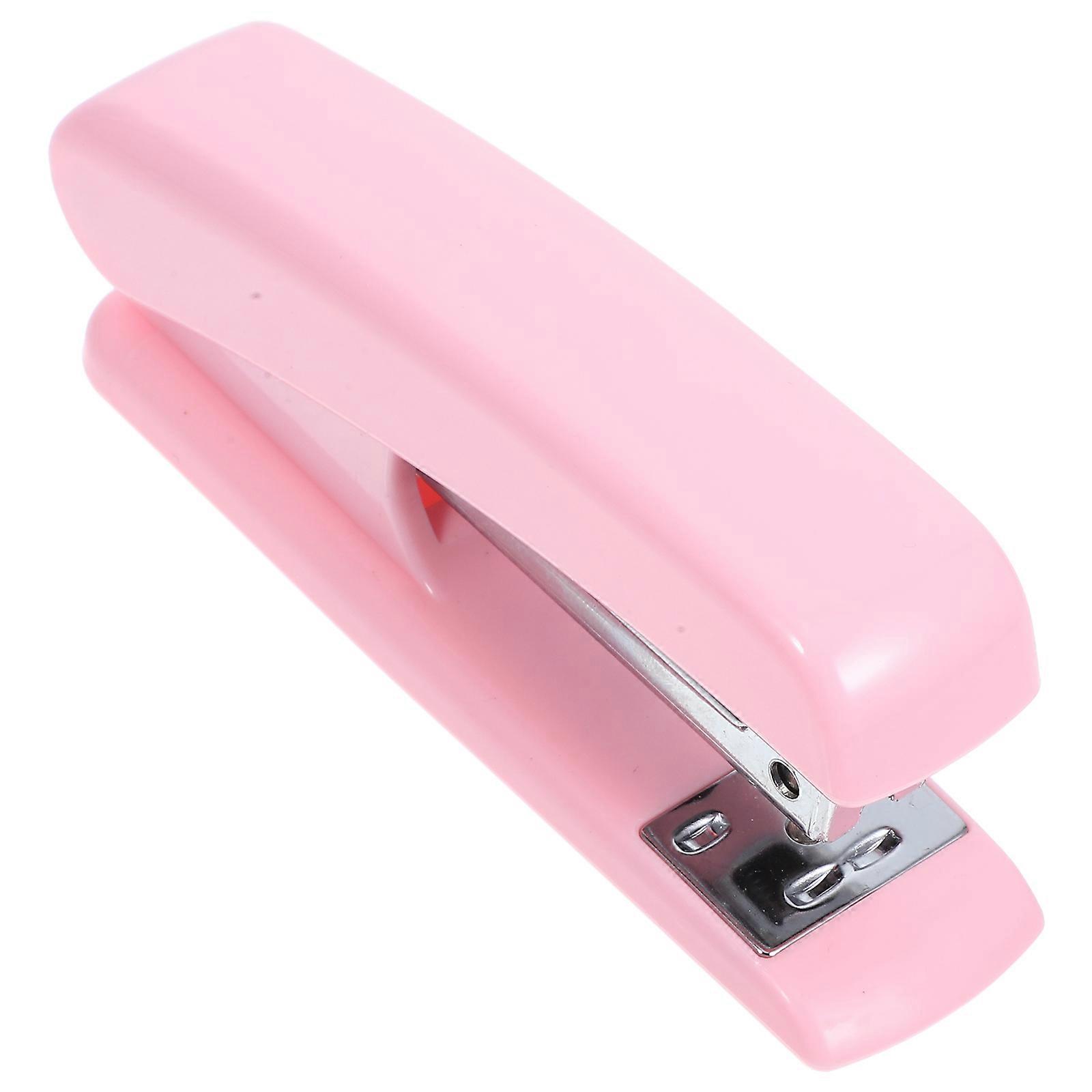 Here's a refined and engaging product description for your **Portable Mini Stapler (Pink)**:
**Portable Mini Stapler – Pink | Compact Handheld