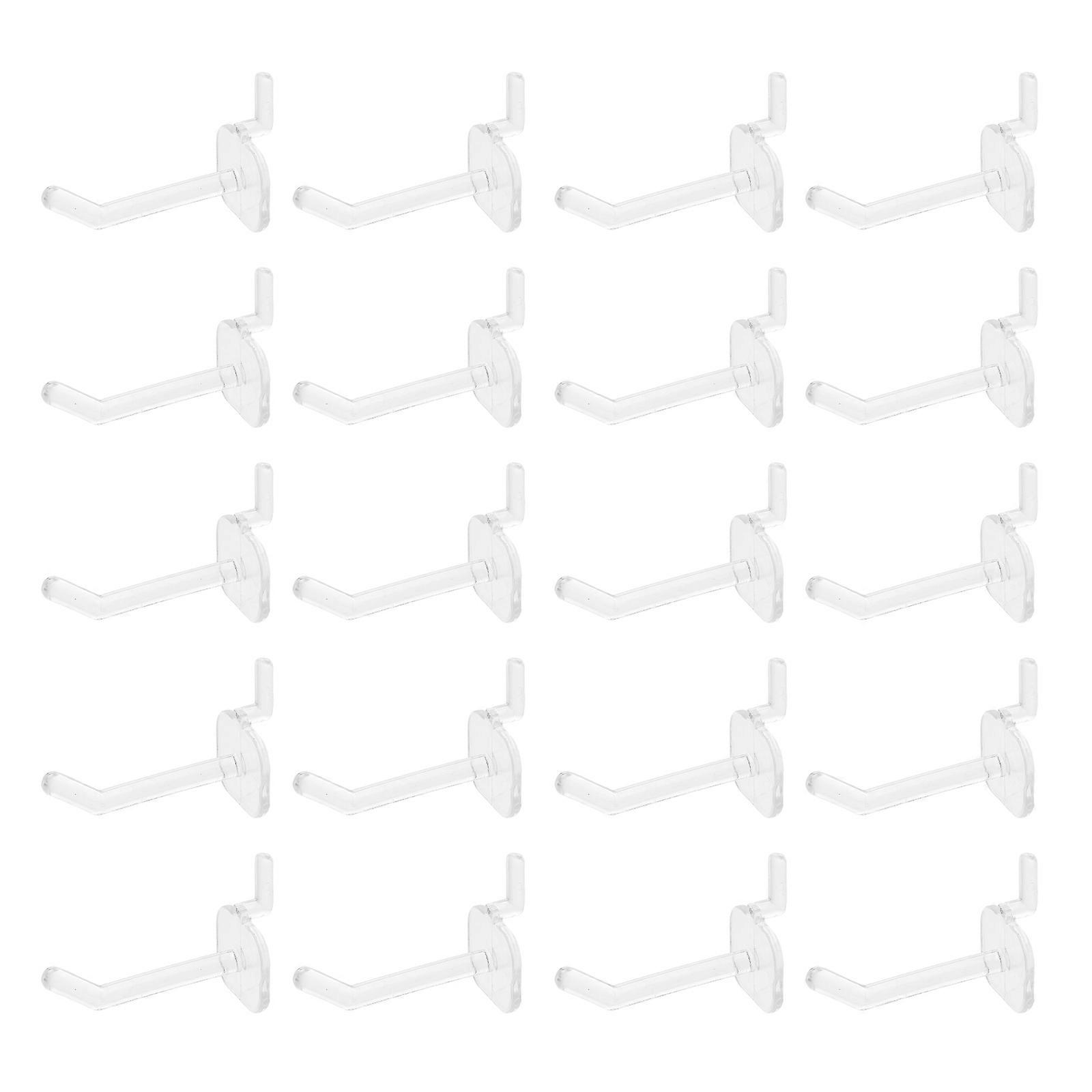 Peg Board Accessories διαφανής πλαστική λαβή υψηλής ορατότητας οργάνων εργαλείων Pegboard για 50Pcs