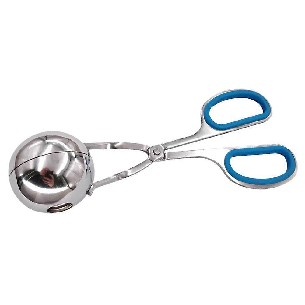 Meatball Making Tool with Blue Handle for Kitchen Tool Large 19x7.2x4.5cm 1Pcs