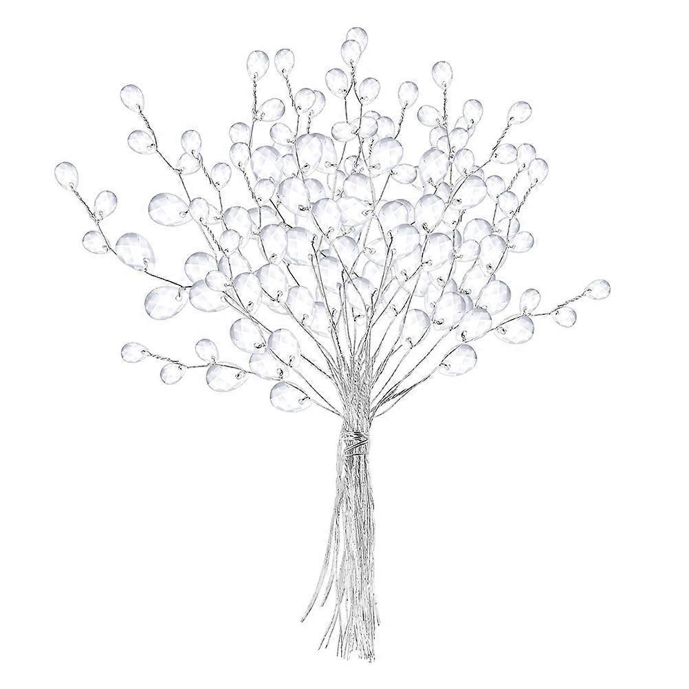 Here's a polished and professional product description based on the details you provided:

 

**25pcs Acrylic Flower Stems with Beads – Versatile DIY