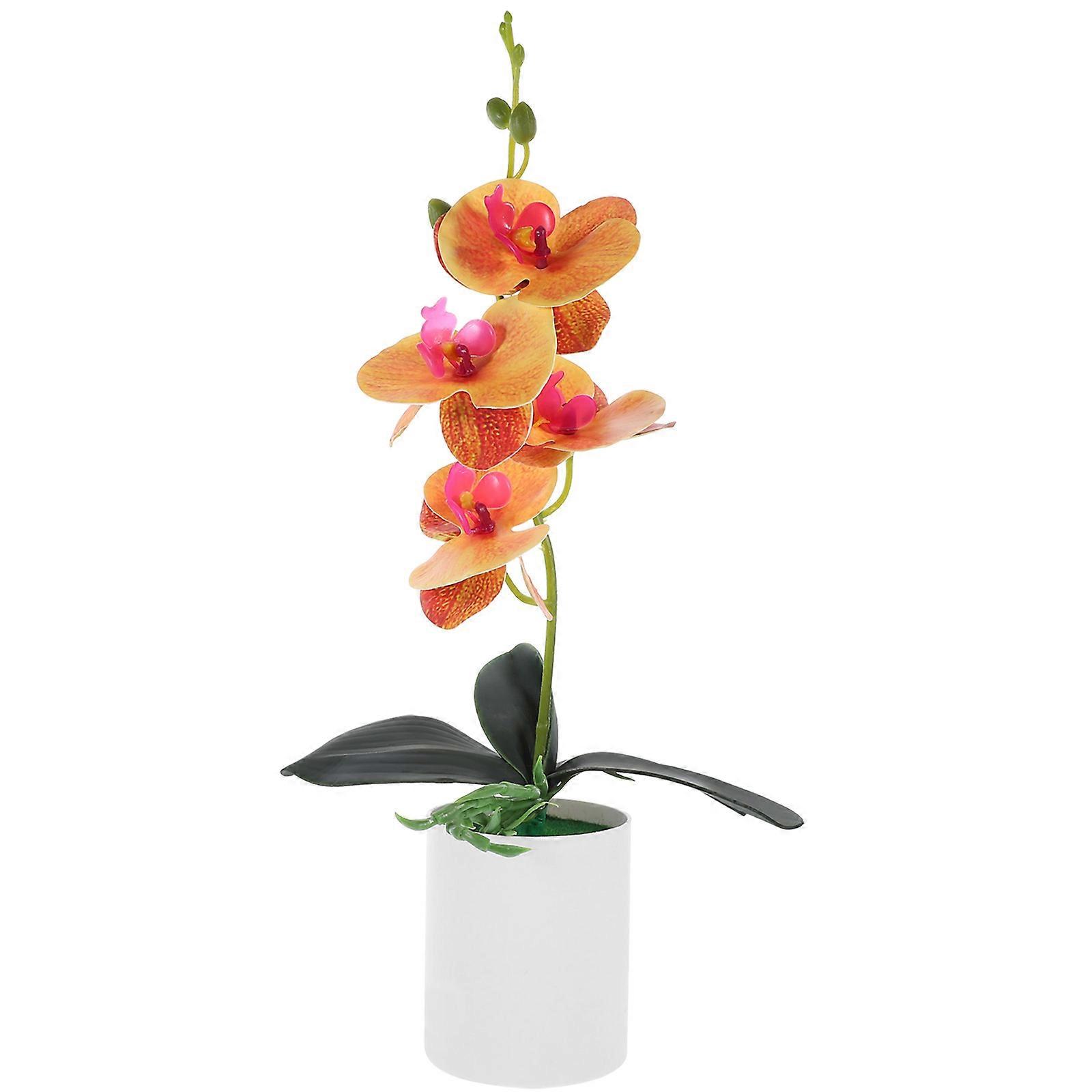 Mini orhidee false în ghiveci Phalaenopsis 37x7.5cm 1 set