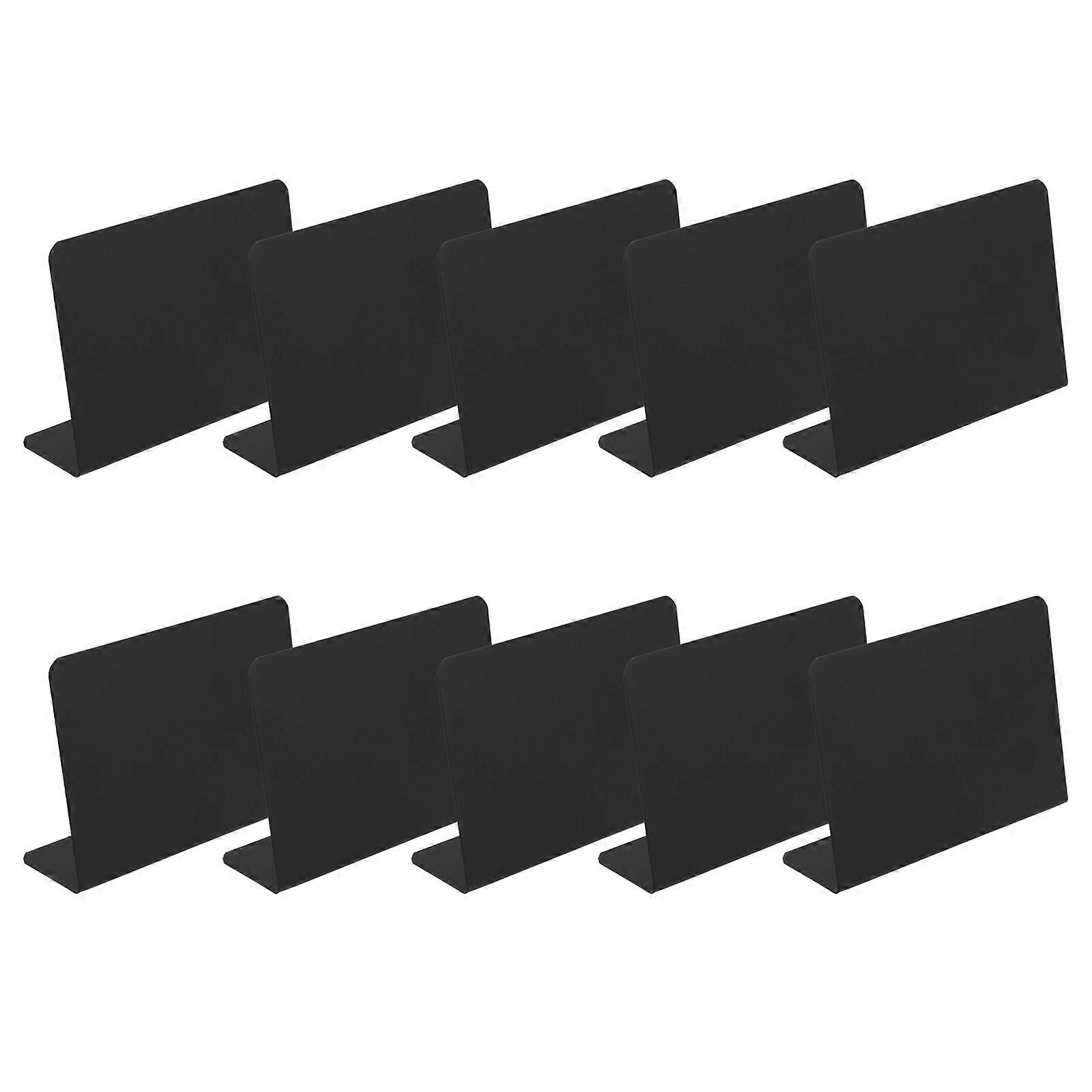 Black Board Compact Design Mini Chalkboards for Shops 3.93X2.75X1.18inch Reusable 10Pcs