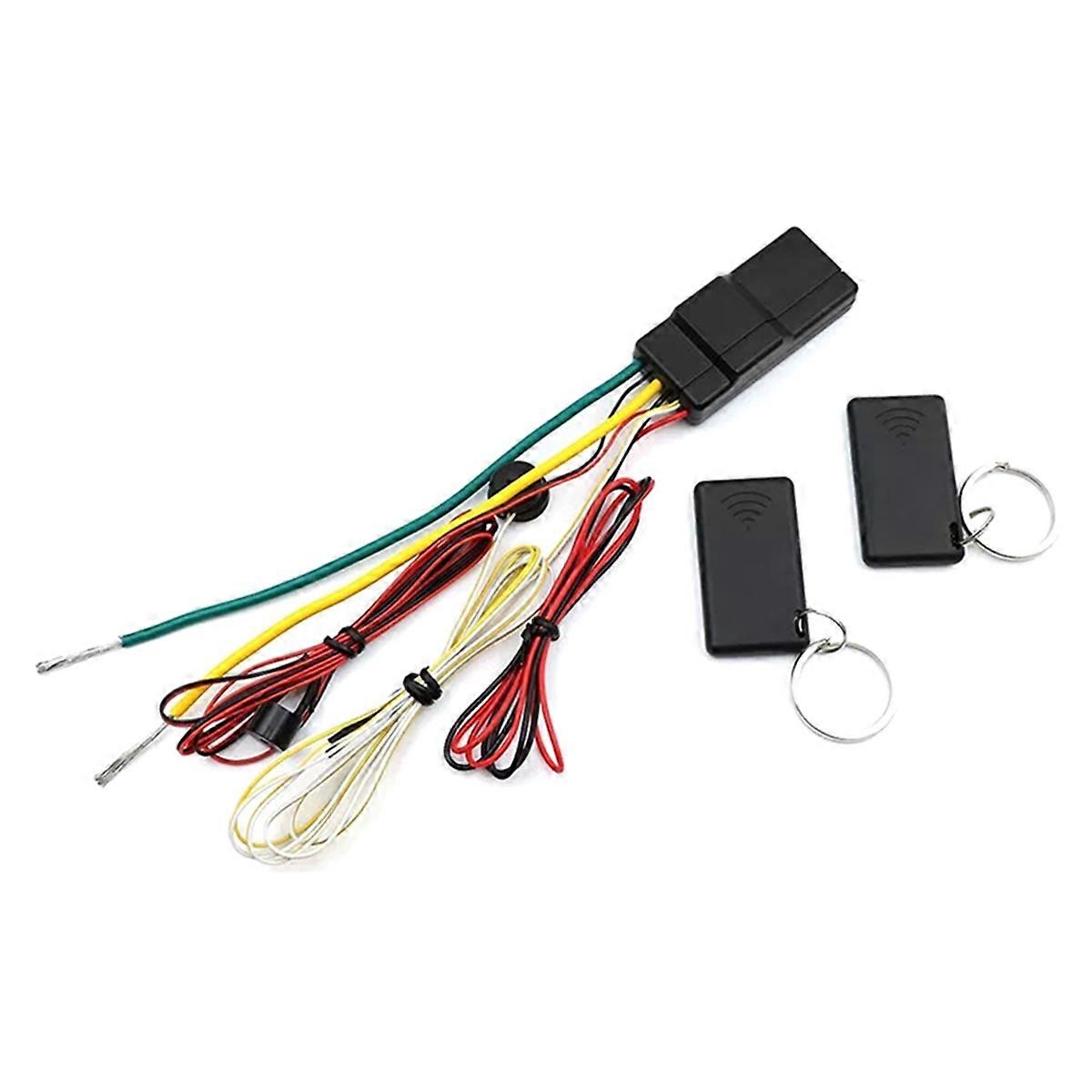 12V Car Immobilizer Wireless Anti-Hijacking Engine Lock Alarm System Intelligent Circuit Cut Off Device Smart RFID Key