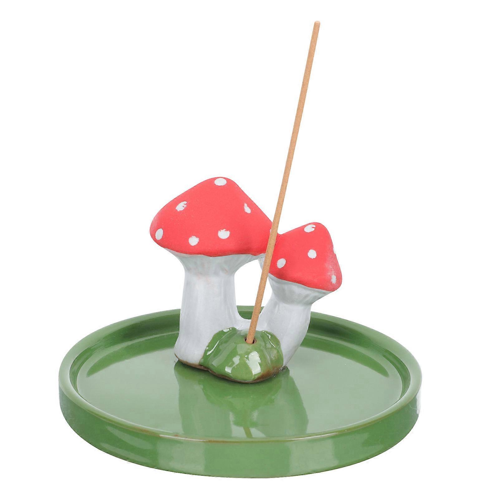 Handmade Ceramic Holder Stand Incense Burning Home Decor 1Pack