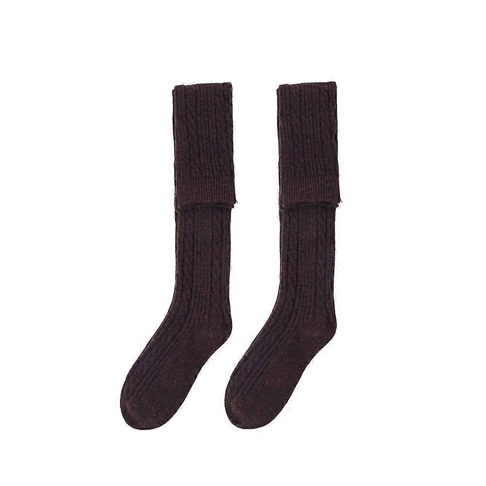 Warm Socks For Women Over Knee Socks Outdoor Activities Circulation Optimization Wool 1Pair