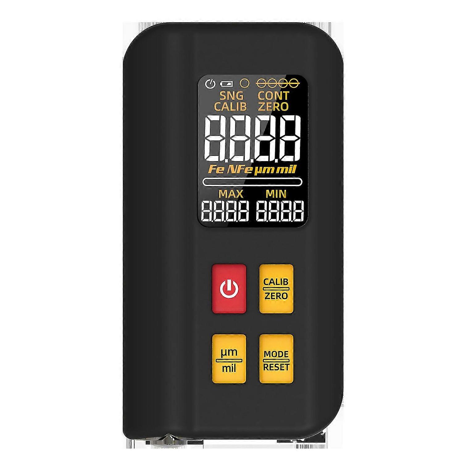 Coating Thickness Gauges with Color Screen High-Precision Paint Thickness Instrument for Workshops