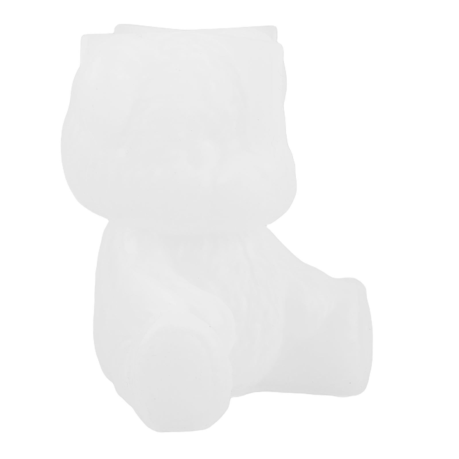 Resin Bear Molds Cute Bear Shape Silicone For Home Use Crafting 3D Casting 1Pcs