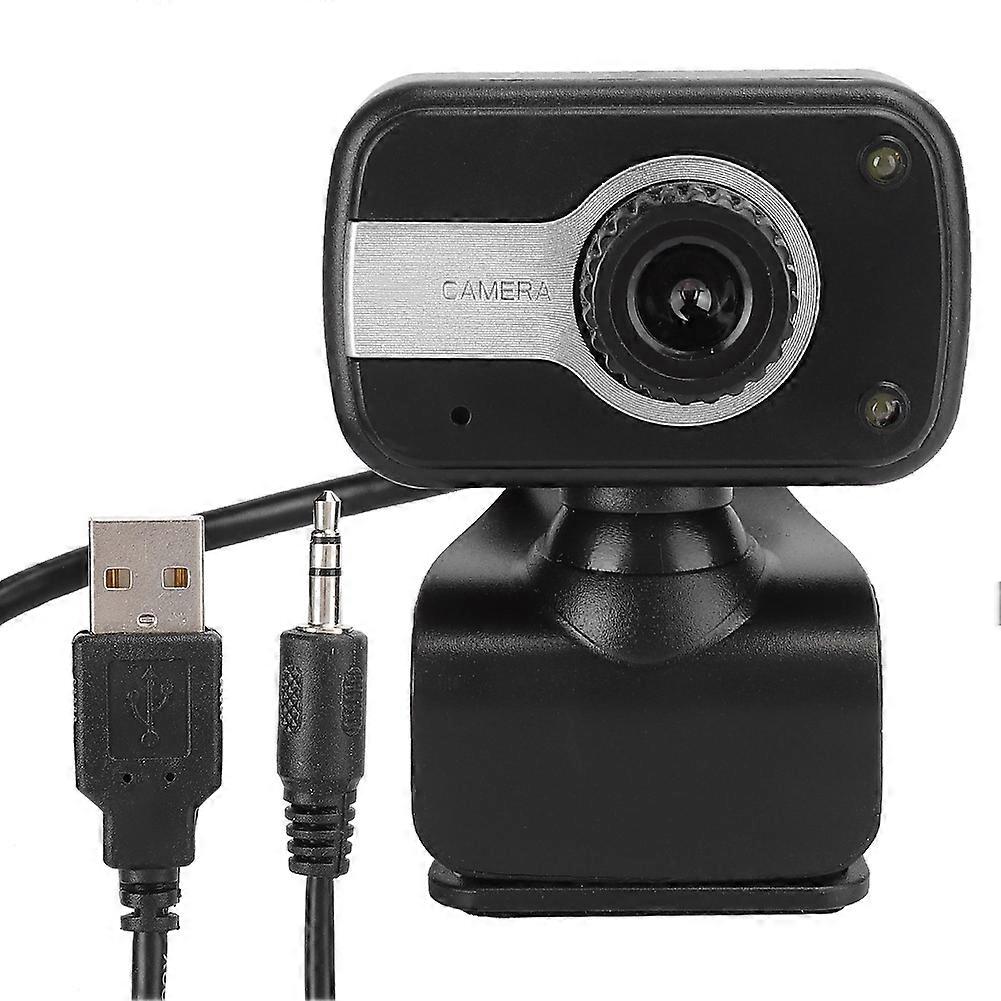 コンピュータカメラPCアクセサリー内蔵マイクブラックシルバー720P Windows 2000 / XP用