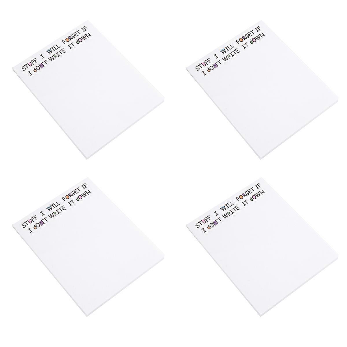 Funny Sticky Note, to Do List Notepad Funny Stationery, A