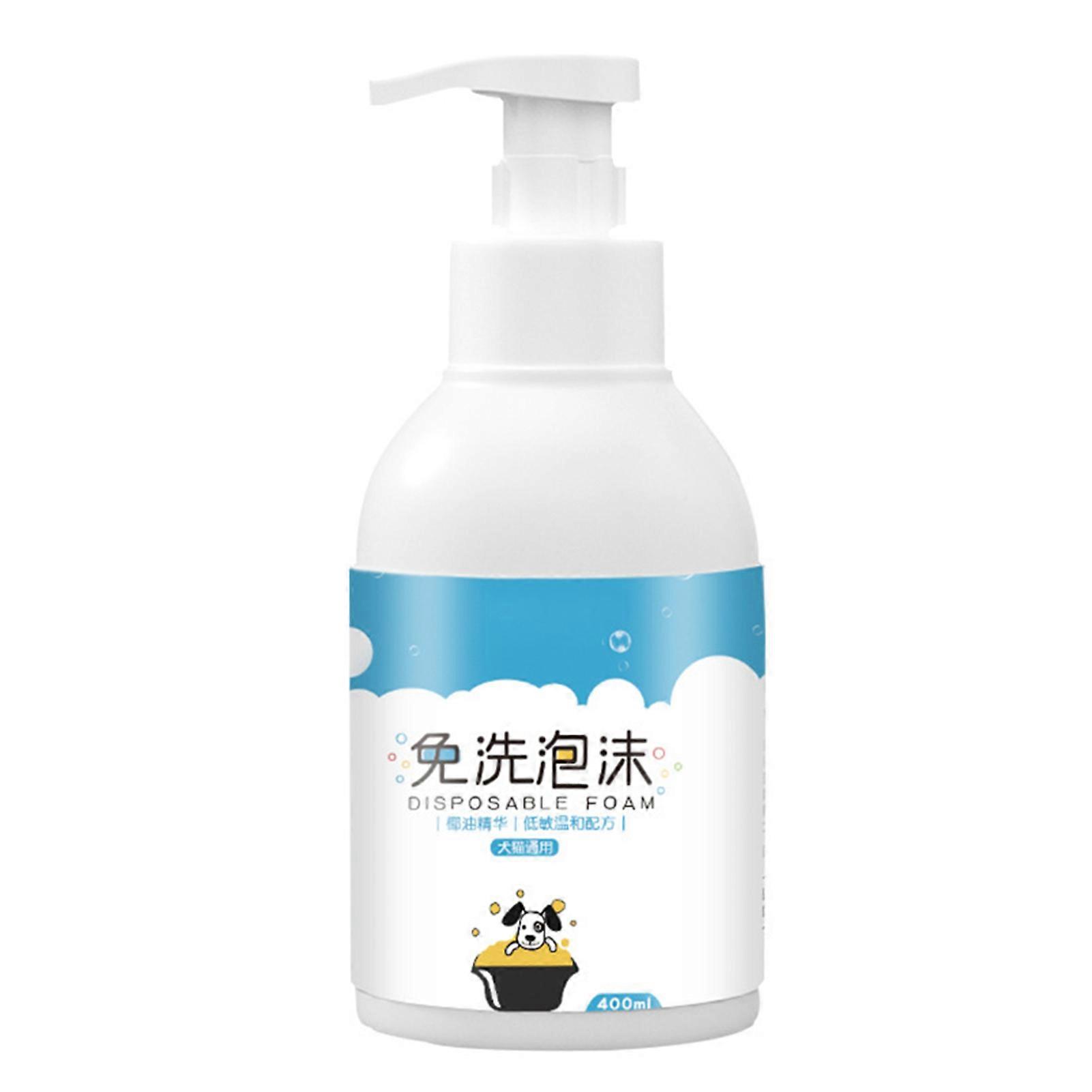 Waterless Dog Shampoo, Gentle Cleansing Foam for Pets, Safely Removes Pet Odor for Cats