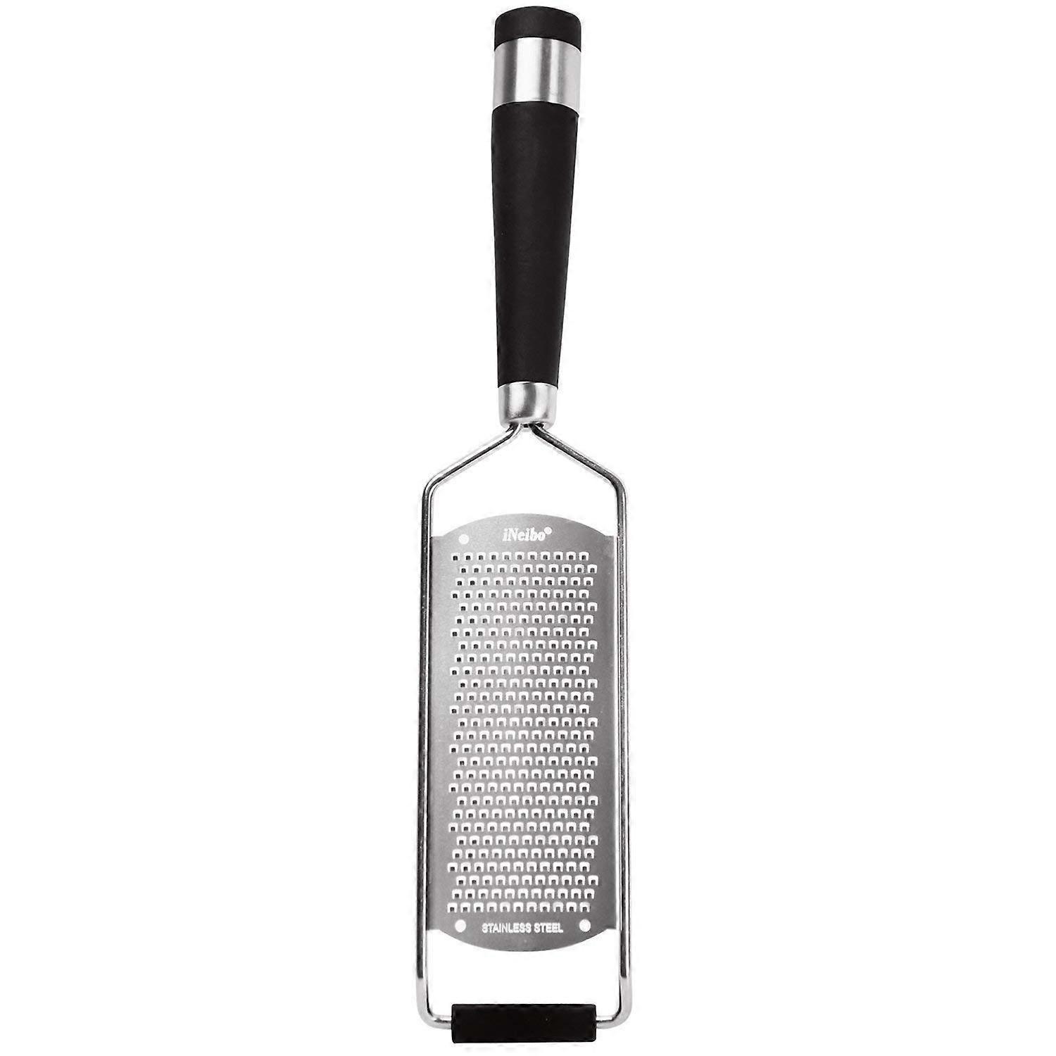 Cheese Grater Lemon Zester With Large Sharp Grating Surface Premium Stainless Steel Dishwasher Safe Model 1