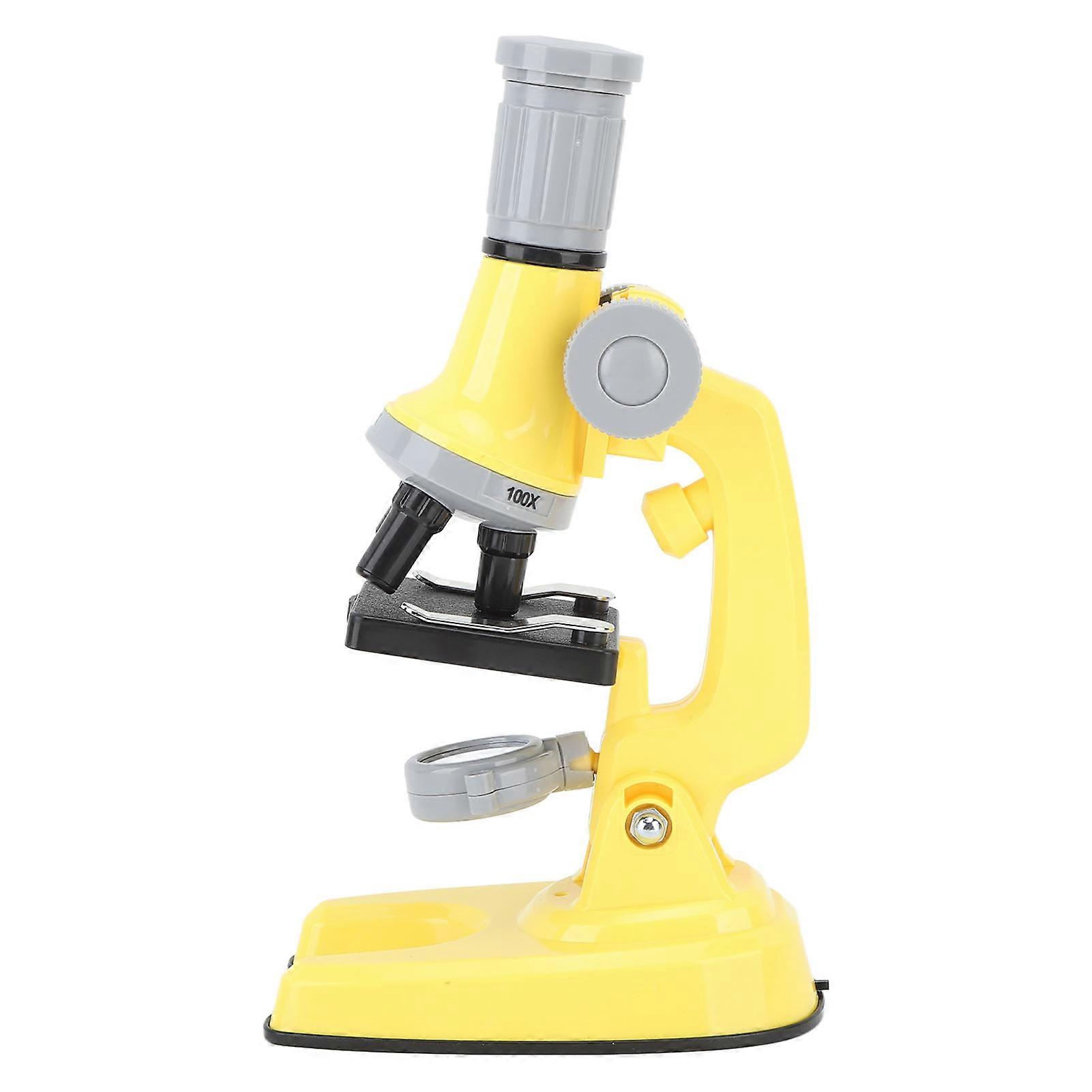100X 600X 1200X Microscope for Kids Beginner Microscope Toy Kids Microscope Kit with Led Light Great Science Project Set