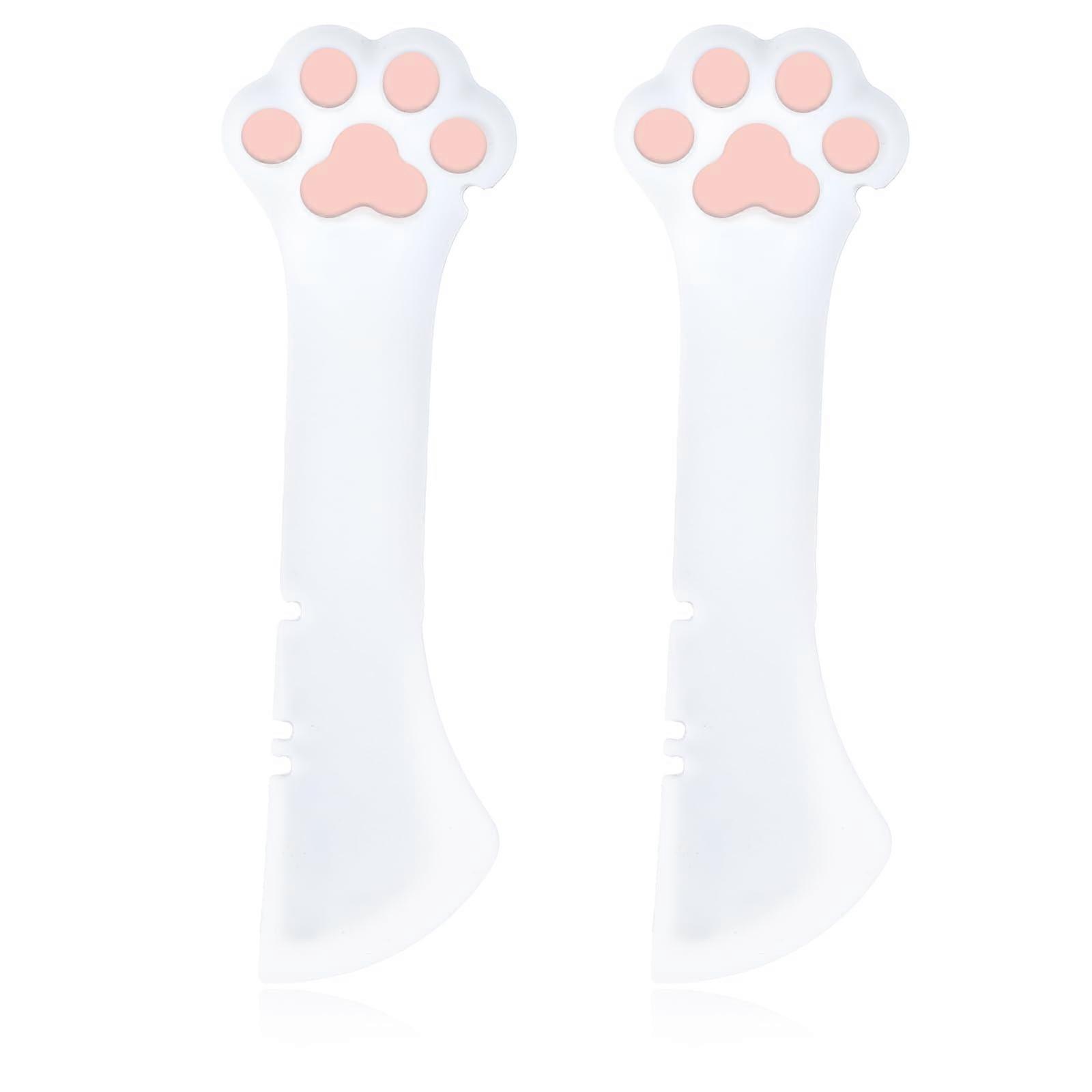 Cat Food Can Opener Pack of 2 Silicone Jar Openers for Wet Food Lightweight Design for Cats and Dogs