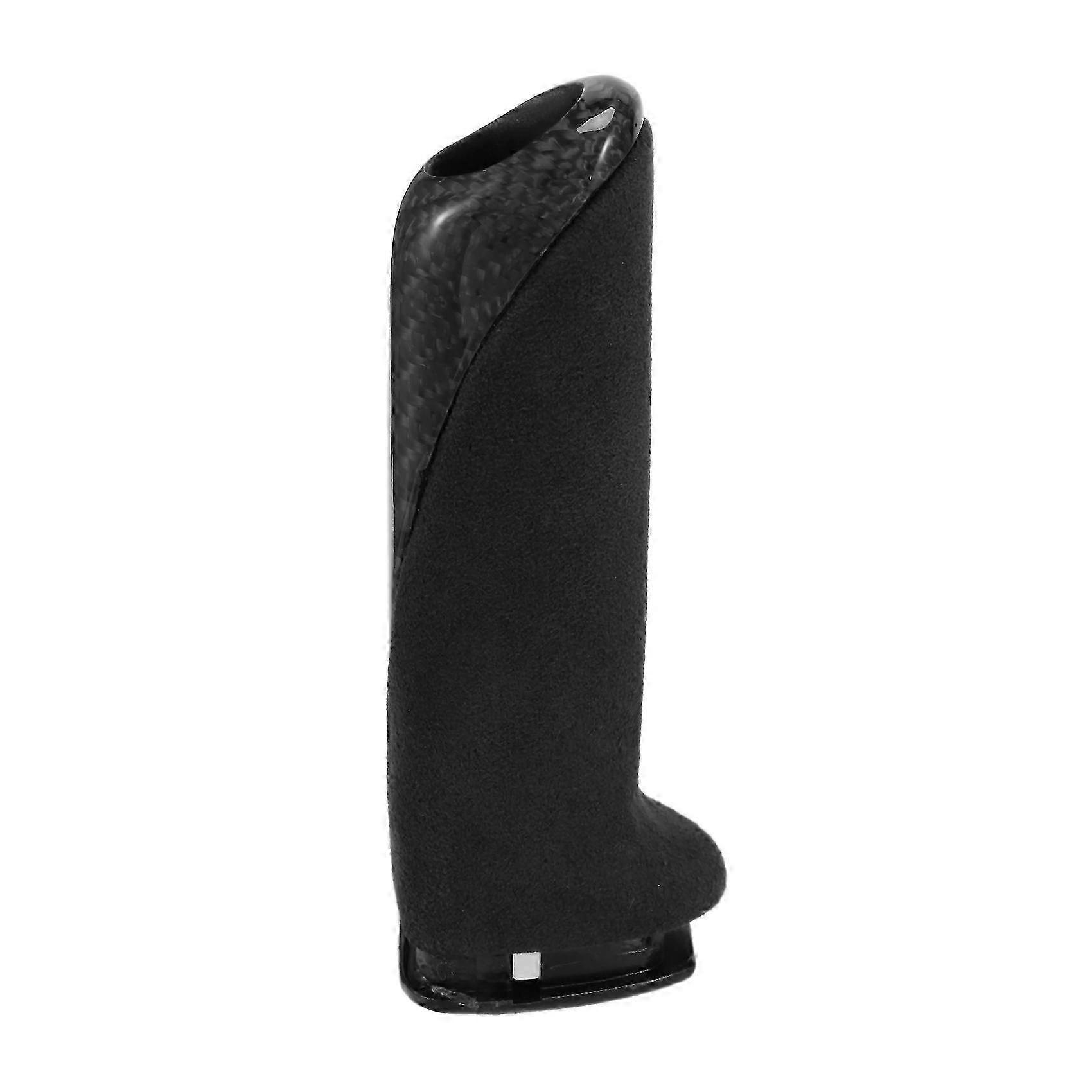 Carbon Fiber Style Handbrake Brake Handle Cover – Fits BMW E46 E60 E90 E92 F30 & M Series – Glossy ABS 4 thumbnail image
