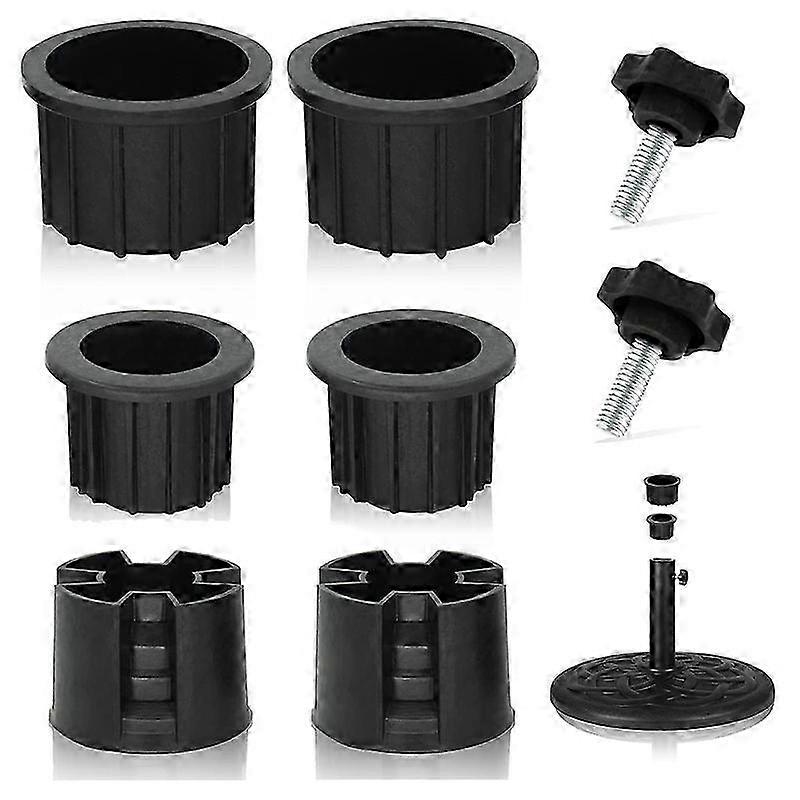 8 st paraply bas stativ hål ring plugg lock och lock uteplats paraply stativ reservdelar stativ-JC