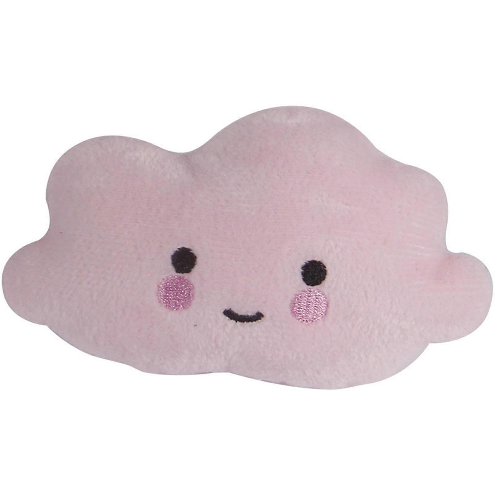 Dog Plush Squeaky Toy Cute Cloud Shape Soft Comfortable Stuffed Dog Interactive Toy for Teeth Grinding Relieve Boredom