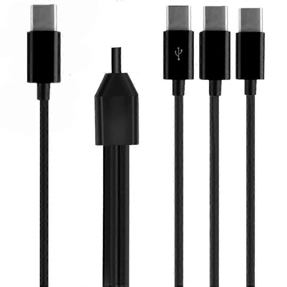 Type-c one-to-three charging cable, one all-in-one tpye-c interface charging data cable charging cable