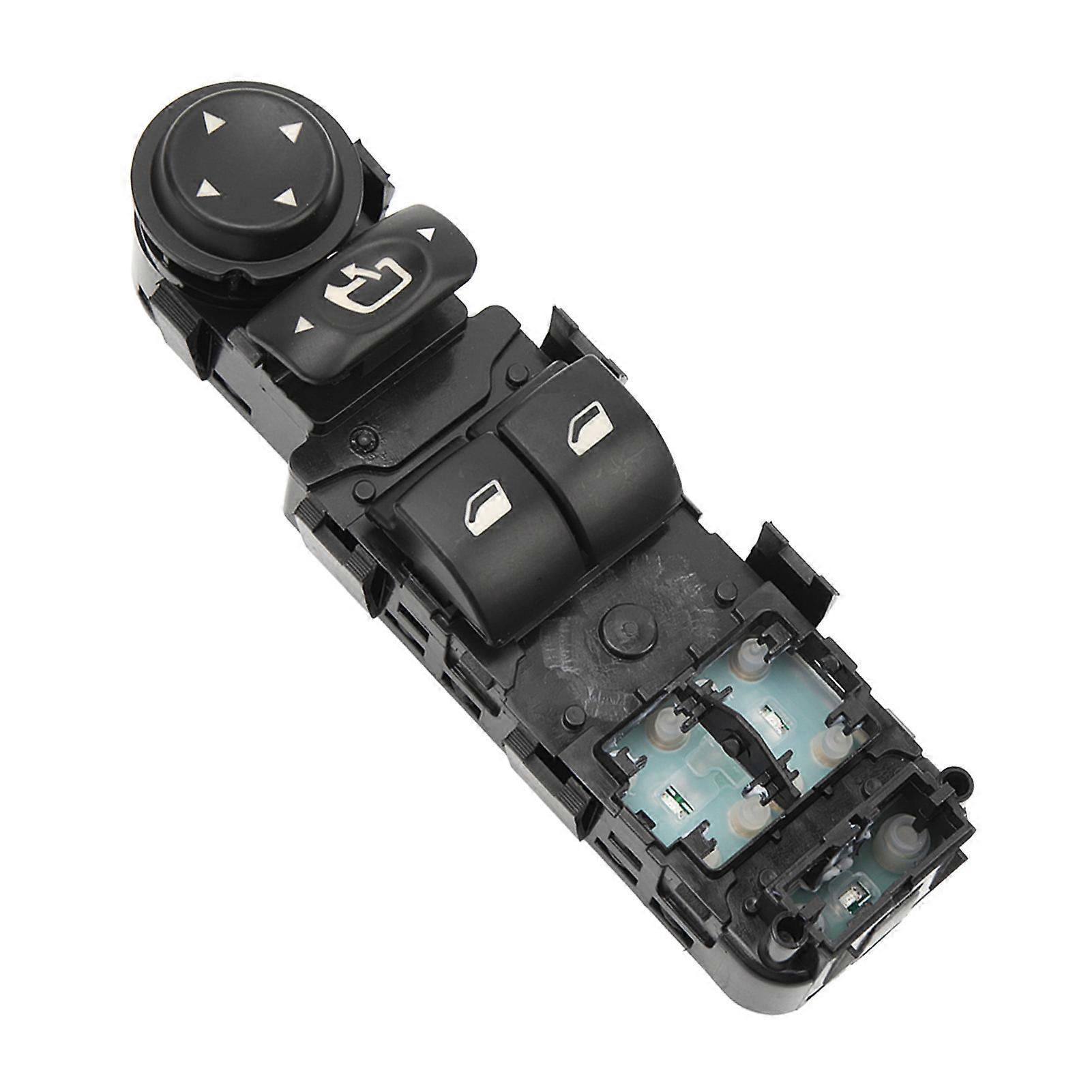 Power Window Switch 9651464277 4 Button Driver Side Master Window Control Button Replacement for Citroen C4 2004‑2011 