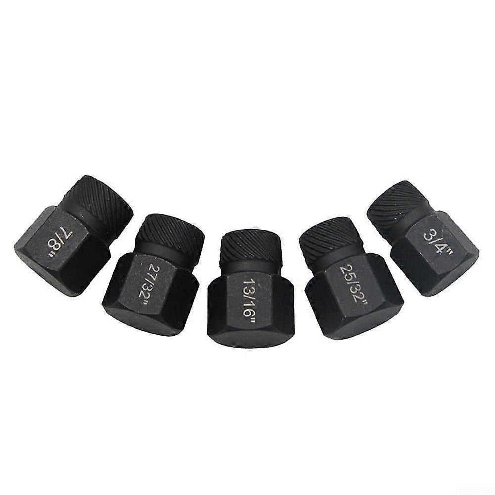 5-Piece Nut Removal Set For Sockets With MultiSpline Design (E)