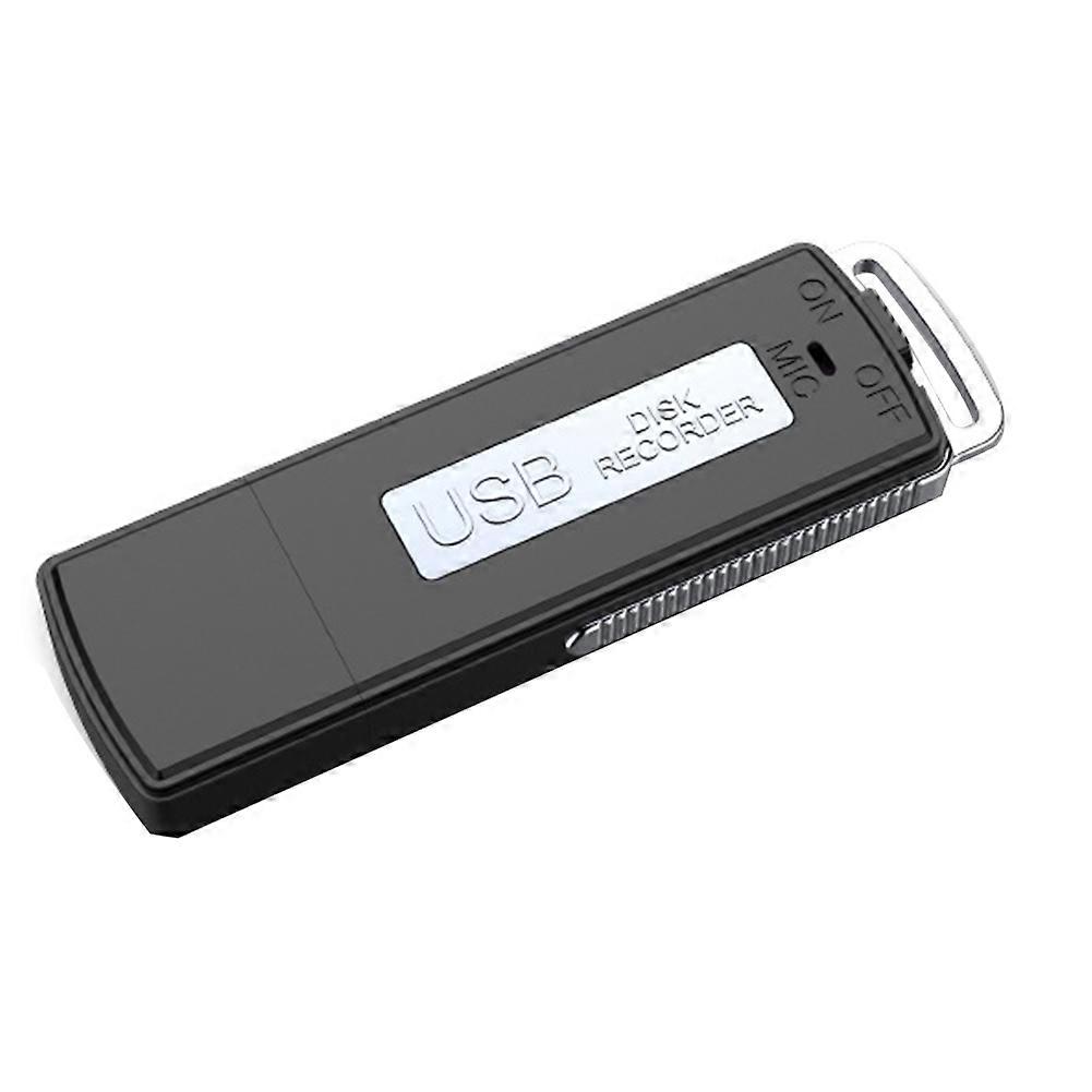 8G USB Flash Drive Voice Recorder Rechargeable Digital Voice Audio Recorder for PC Meeting Interview Recording
