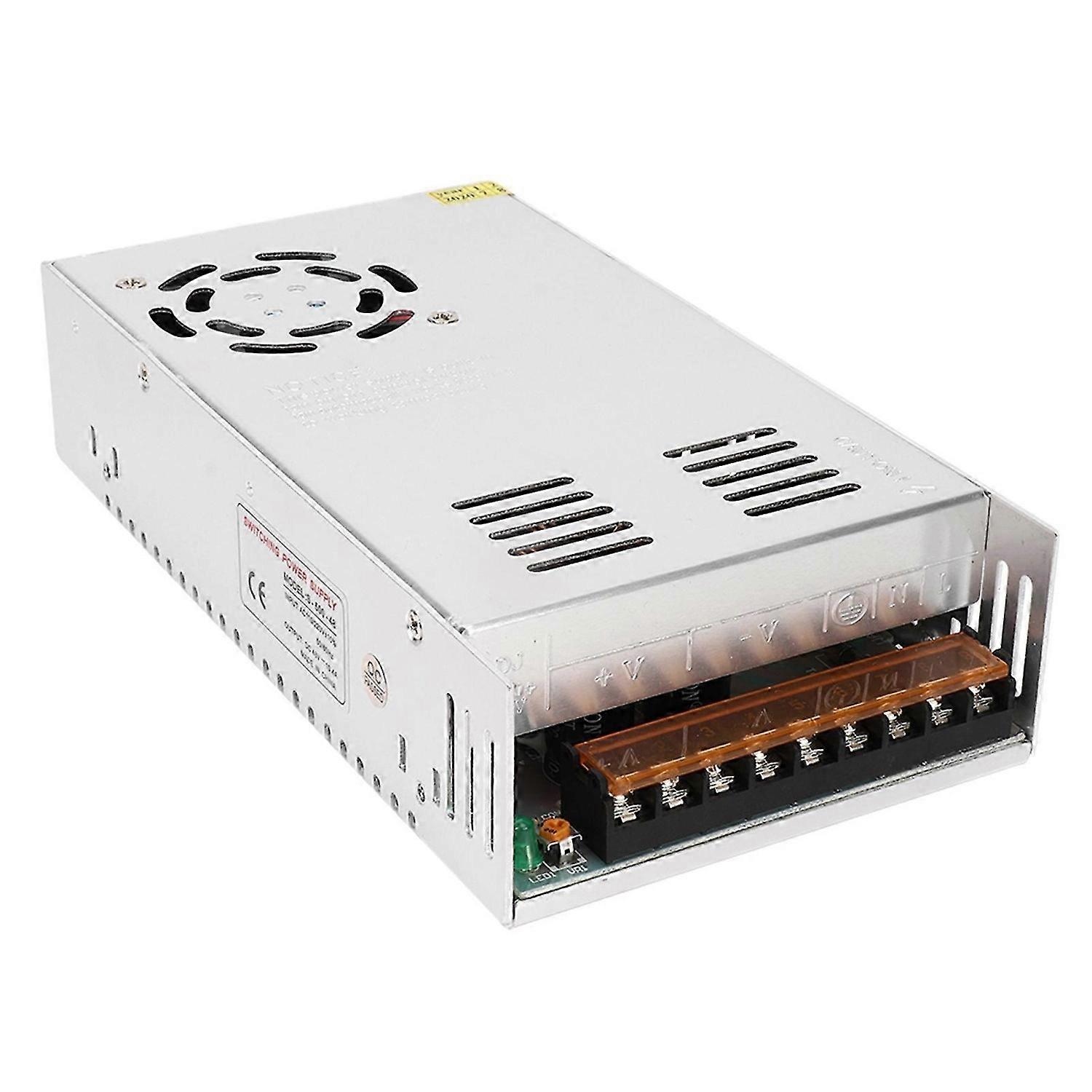 Switch Power Supply Driver Adapter Aluminum Alloy DC48V LED Screen Strip Light 3D PrinterS‑500‑48(48V/10.4A/500W)AC110/220V15%