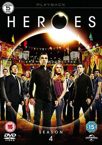 Heroes Season 4 DVD (2013) Hayden Panettiere cert 15 5 discs Quality guaranteed - Region 2