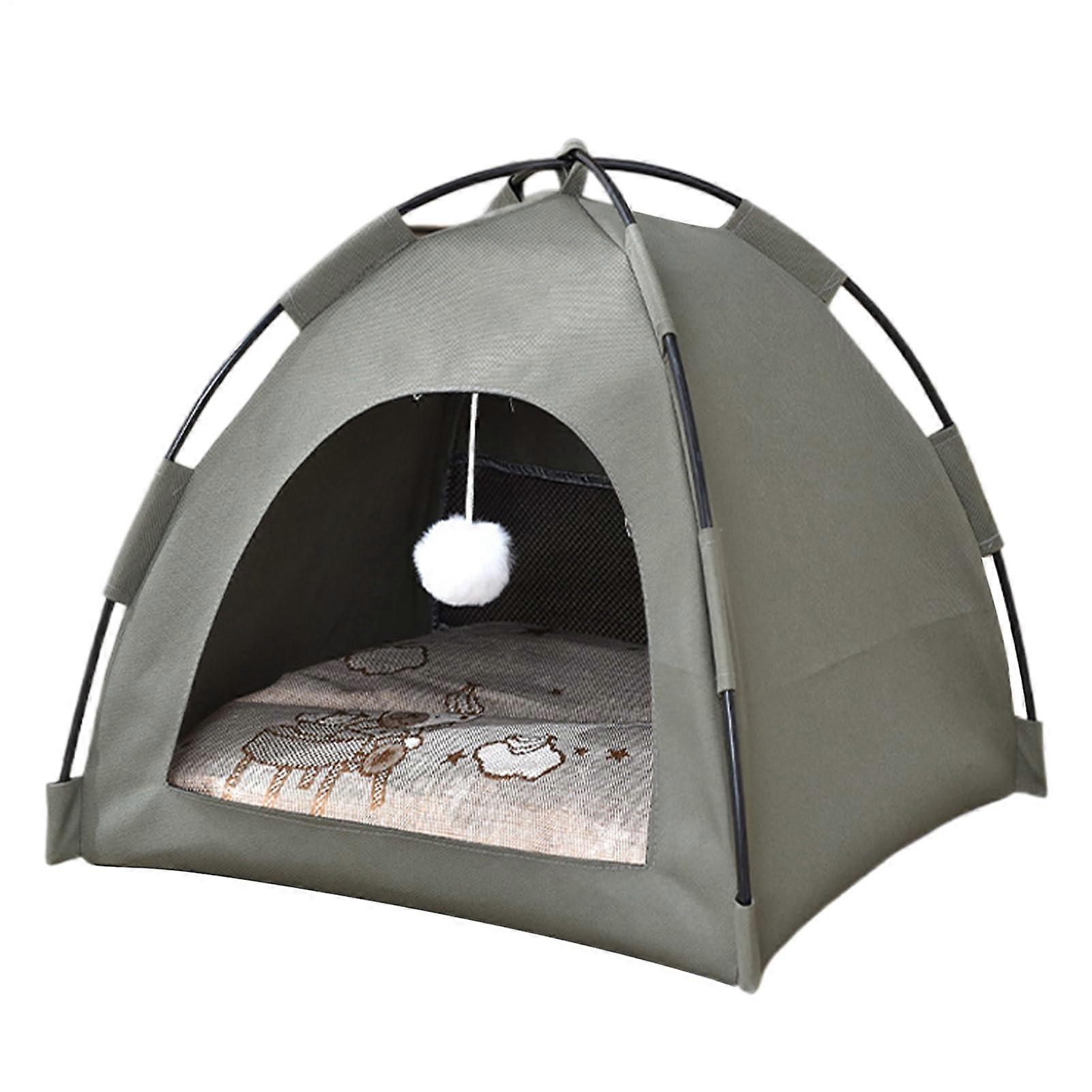 CATS TENT CAVE NEST BED PORTABLE FOR OUTDOOR TRAVEL multicolored A