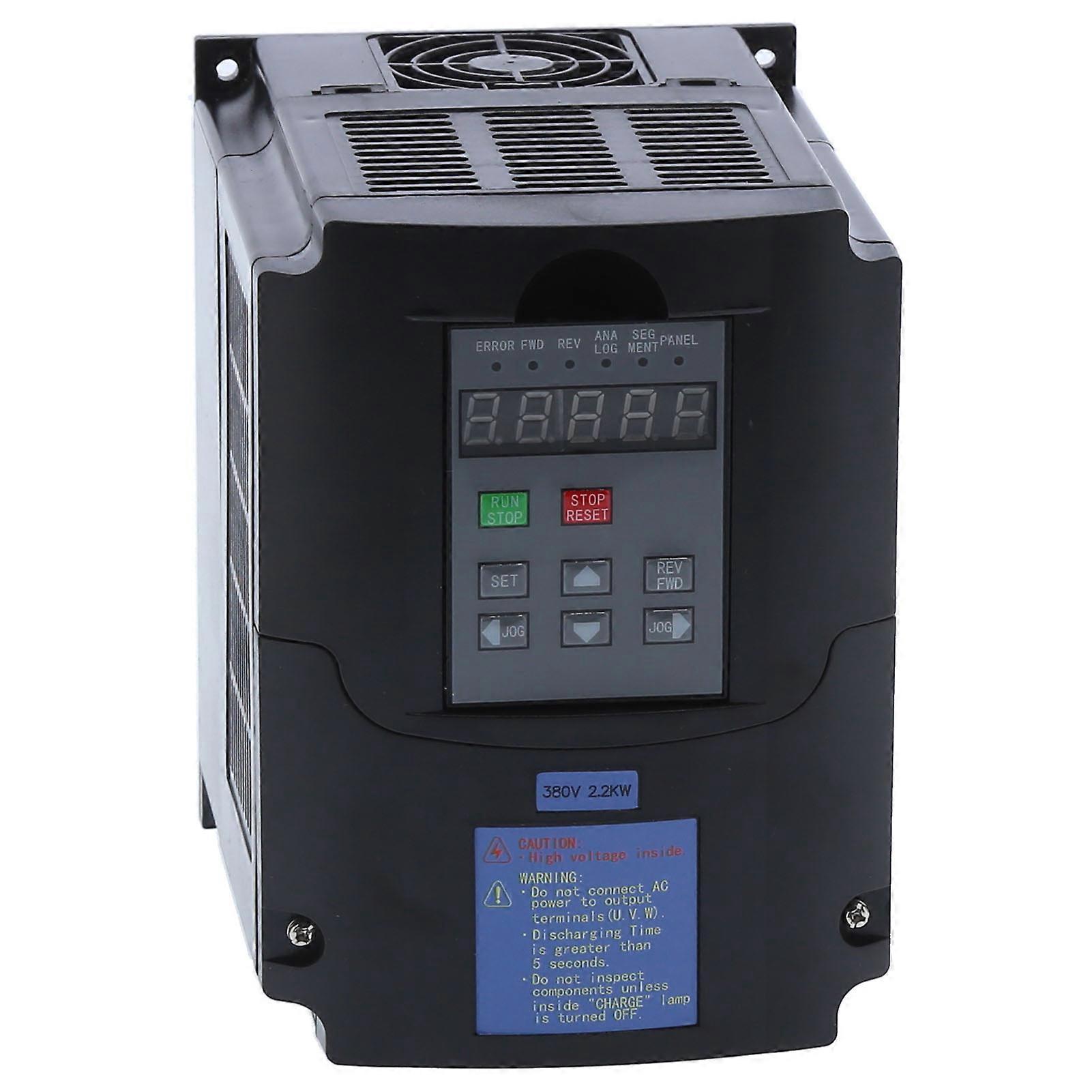 Variable Frequency Drive Motor Speed Controller 3‑Phase Vector Inverter 2.2KW 380V A2-3022