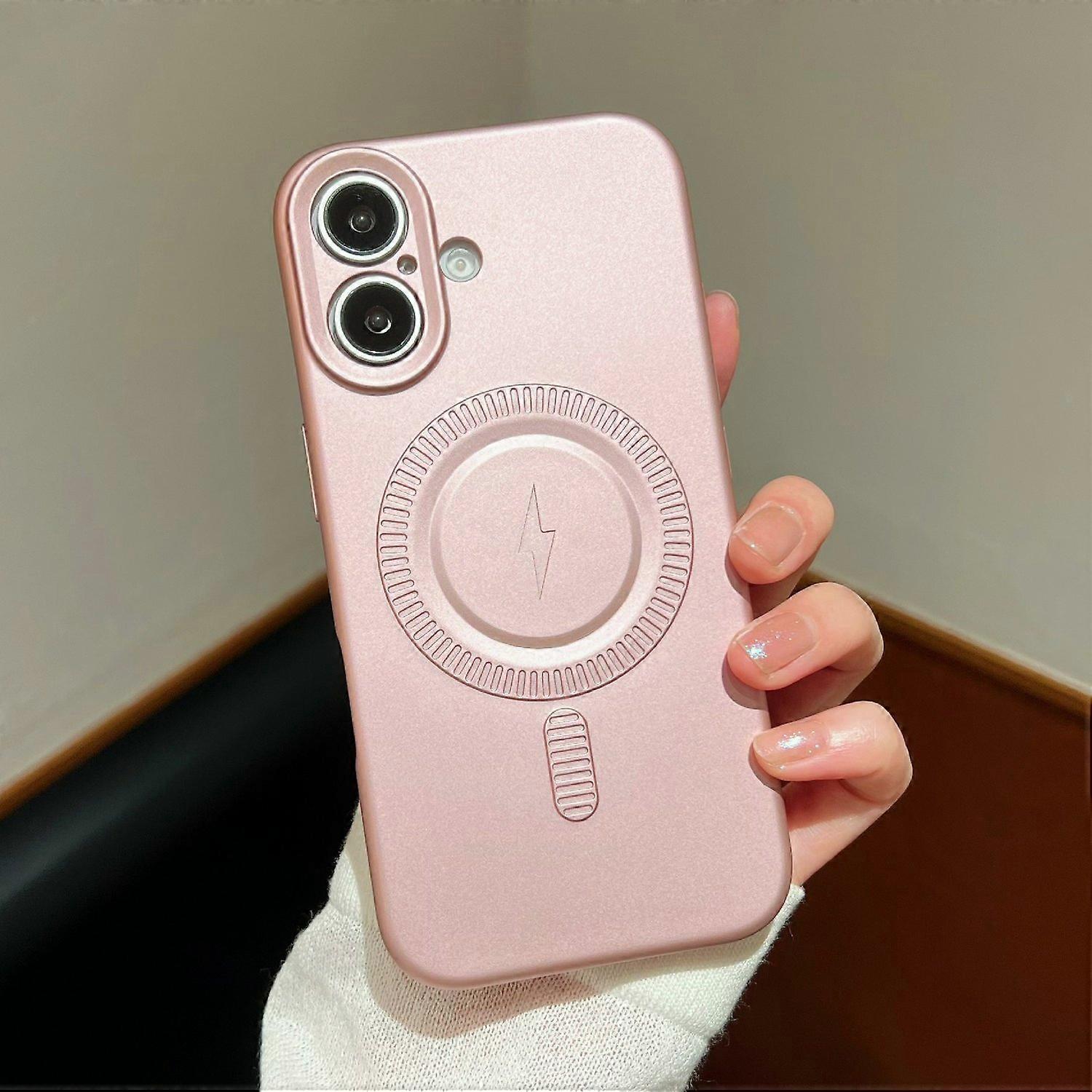 For iPhone 16 Plus Case Compatible with MagSafe Anti-Drop Soft TPU Phone Shell