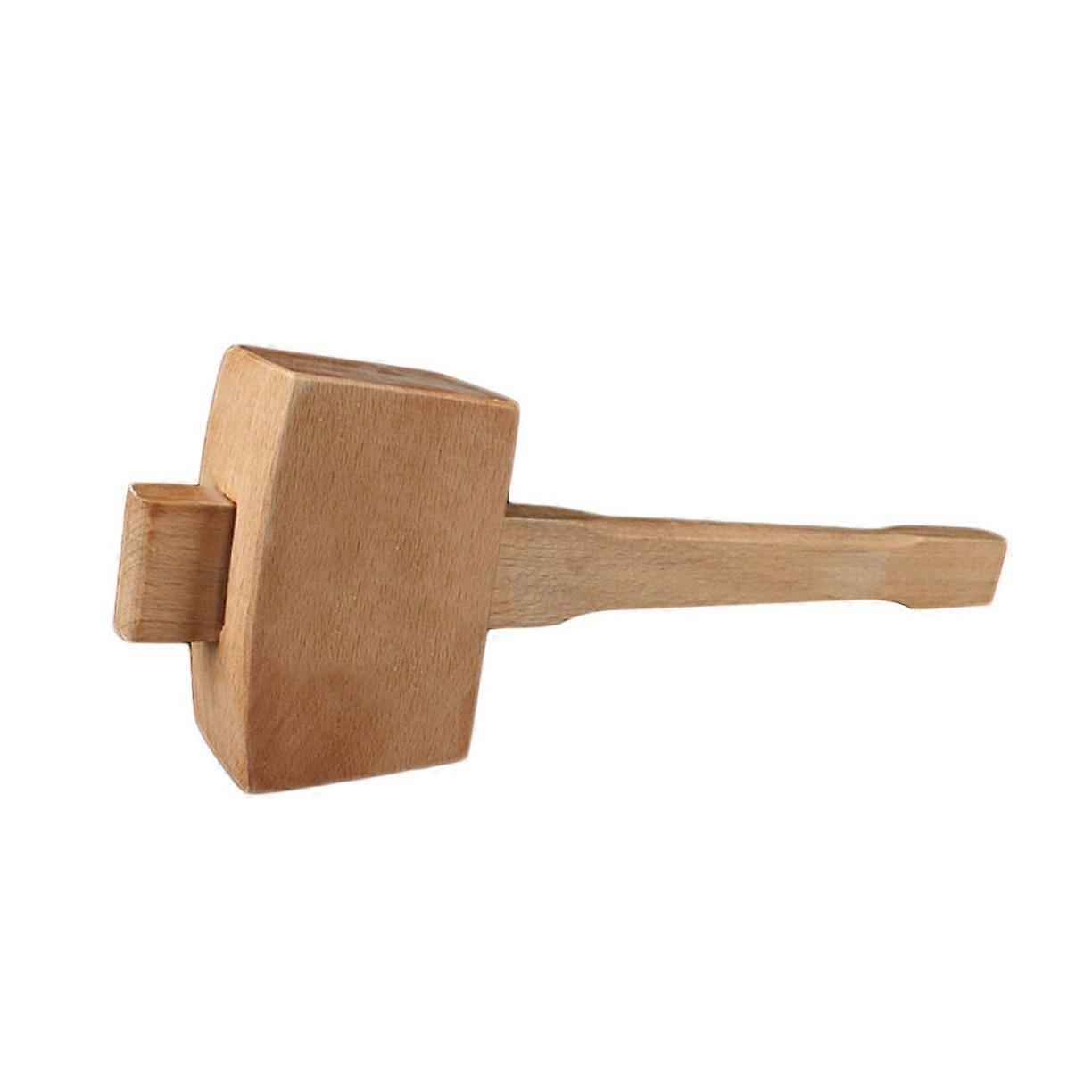 Buchenholzhammer for Woodworking – Small Beechwood Hammer, Durable Bamboo Handle, Ideal for Carpentry Tools
