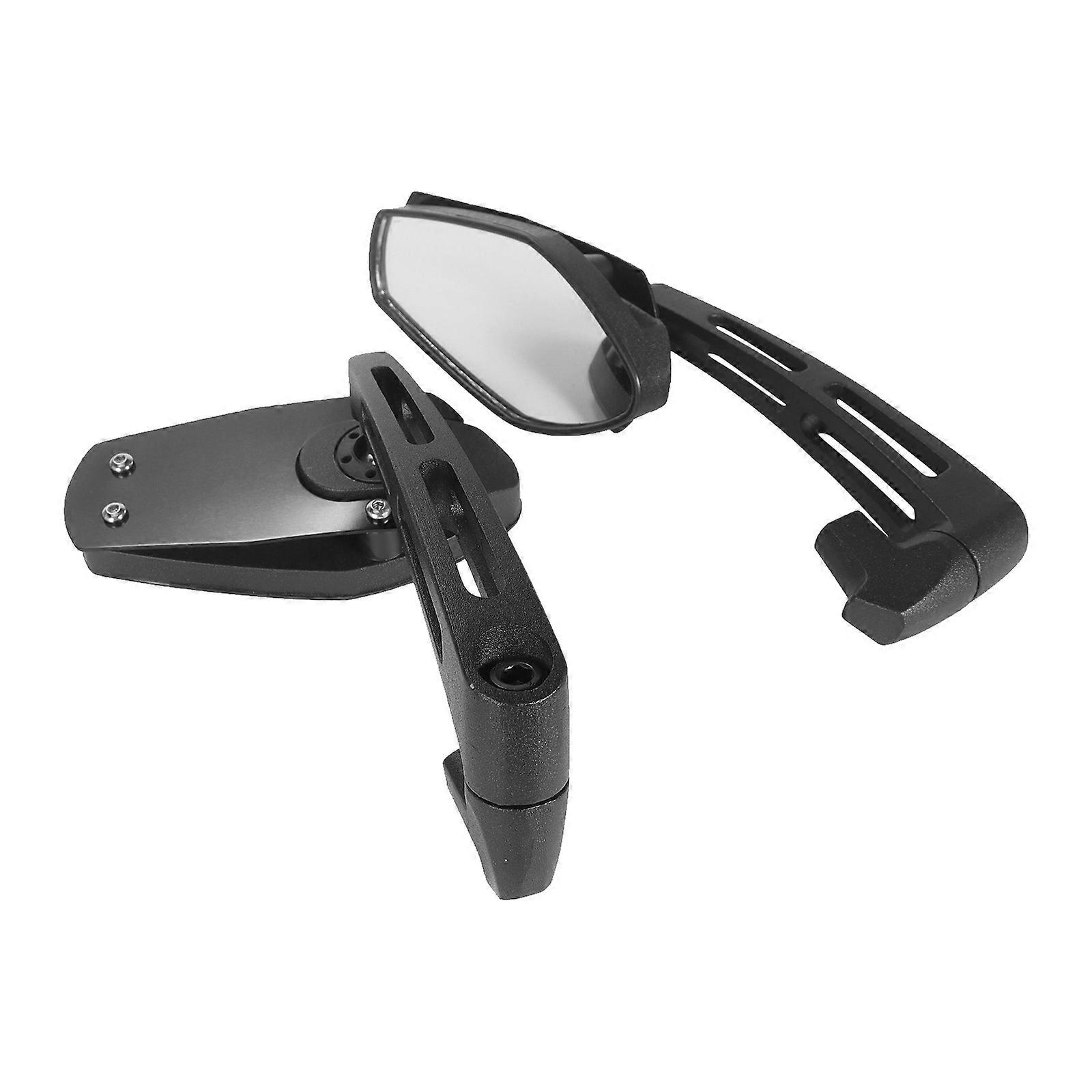 Plastic & Tempered Glass set Universal Motorcycle Rearviews Mirror for Enhanced Backing Safety Wide Angle Visibility Multicolor