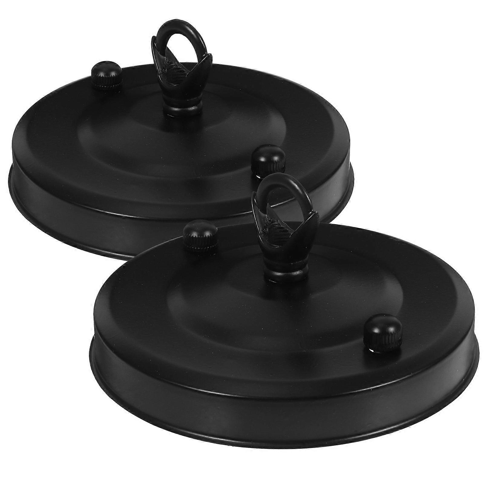 Lights Ceiling Plate Mounting Fixing Protective Cover Retro Industrial Style 2Pack
