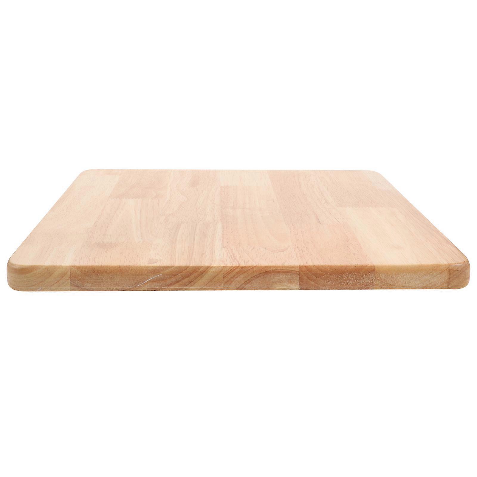 Replaceable Rustic Wood Table Top for Furniture Accessory Adults 35x35cm 1Set