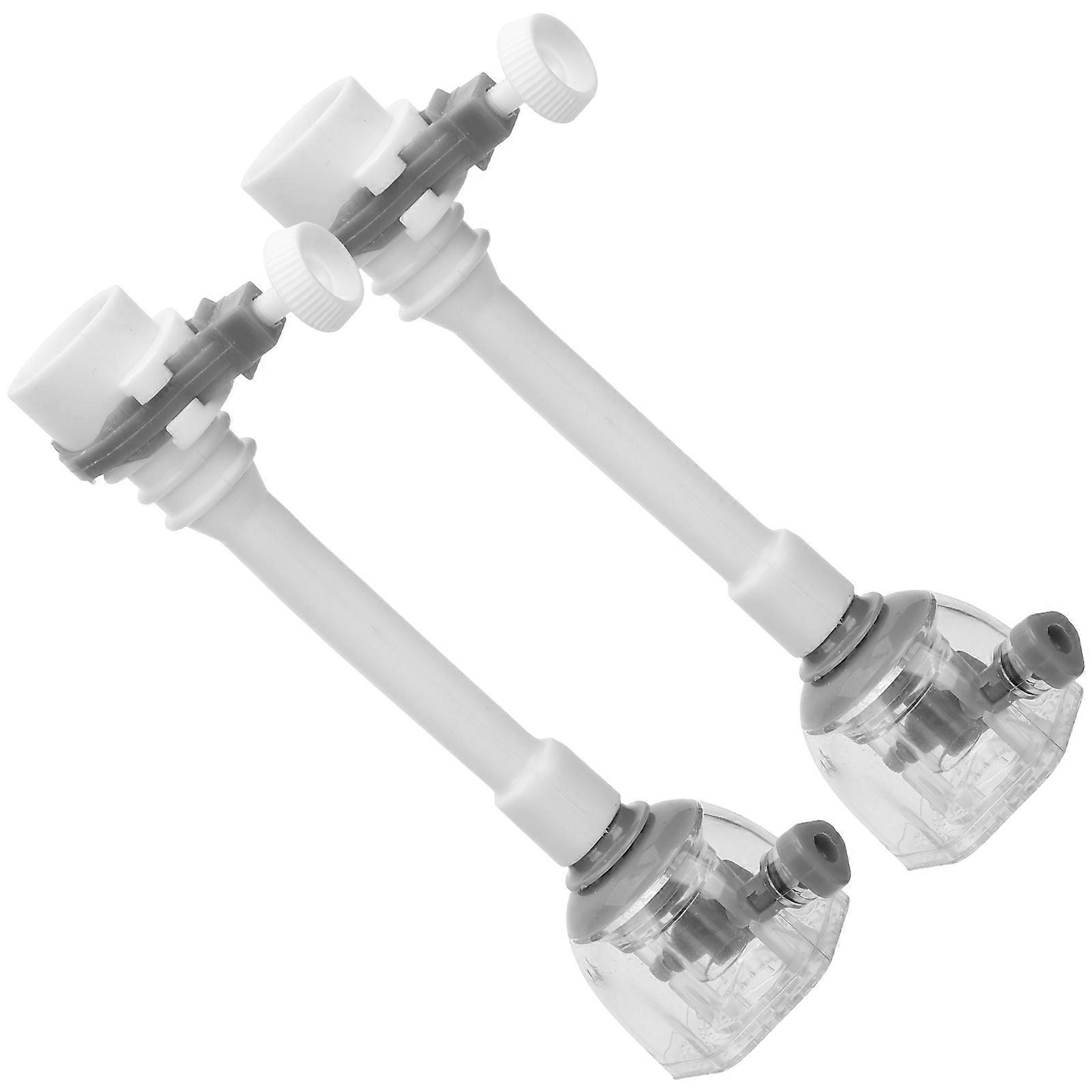2pcs Adjustable Basin Extension Sprayer Nozzle for Kitchen Bathroom – Durable Faucet Filter with Flexible Design for Easy Installation and Rinse