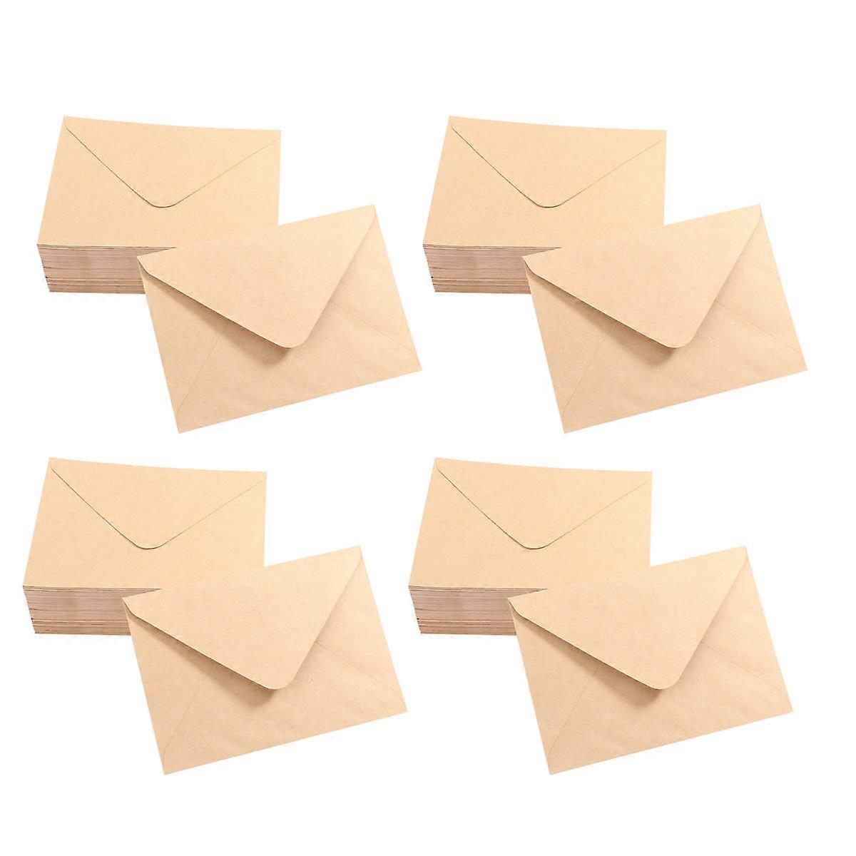 Tag Envelopes Mini Square Shaped Envelopes For Business Material Beige 16*11cm 100Pcs