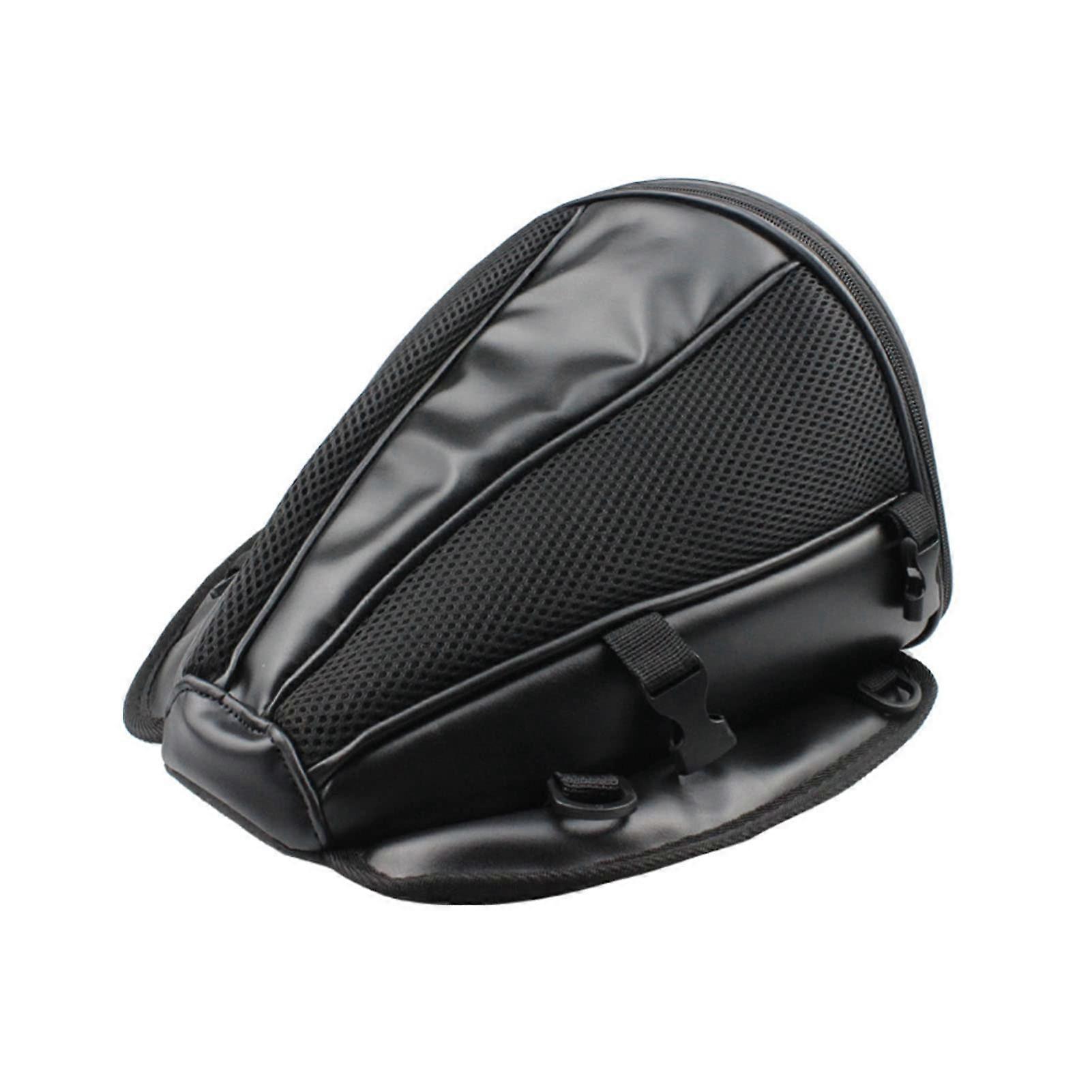 Motorcycle Tail Bag With Large Capacity Non-Slip PU Material Waterproof Lightweight