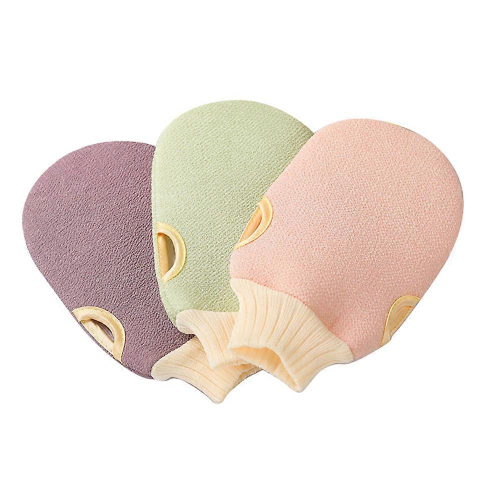 Exfoliating Glove For Shower Bath Towel Gloves Body Exfoliating Massager Light .2x12.5CM Skin Smoothing 2Set