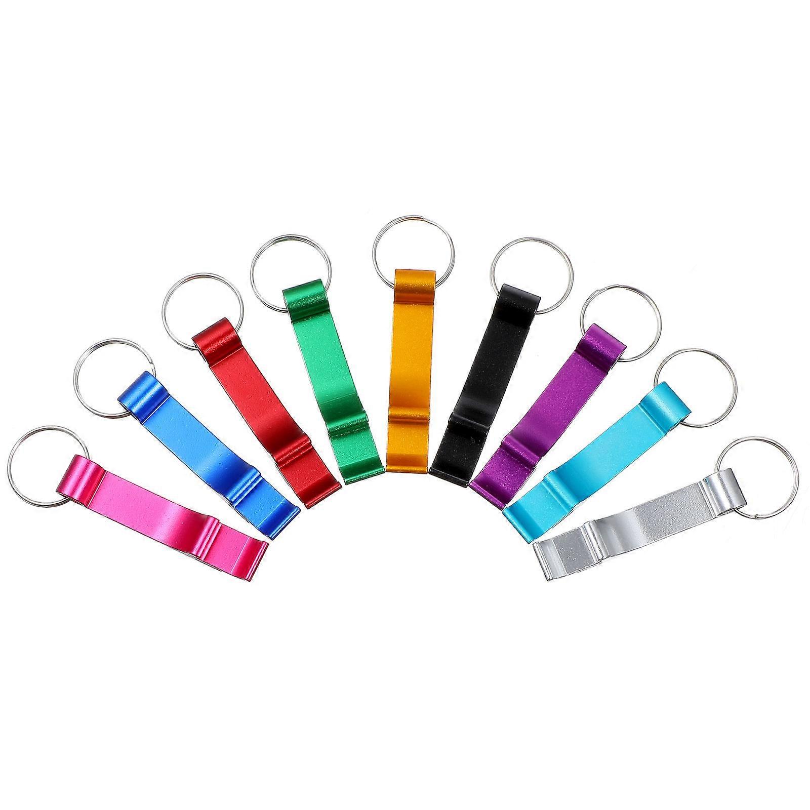 Creative Metal Bottle Opener Household Tool Compact Size Assorted Color Multi Functional Design 100Pcs
