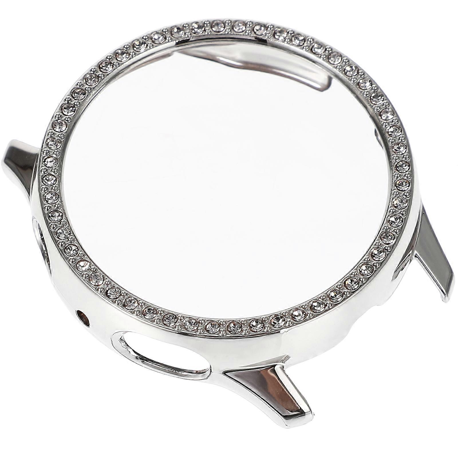 Silver Rhinestone Watch Case for Watch Active 2 40Mm Smartwatch Protector