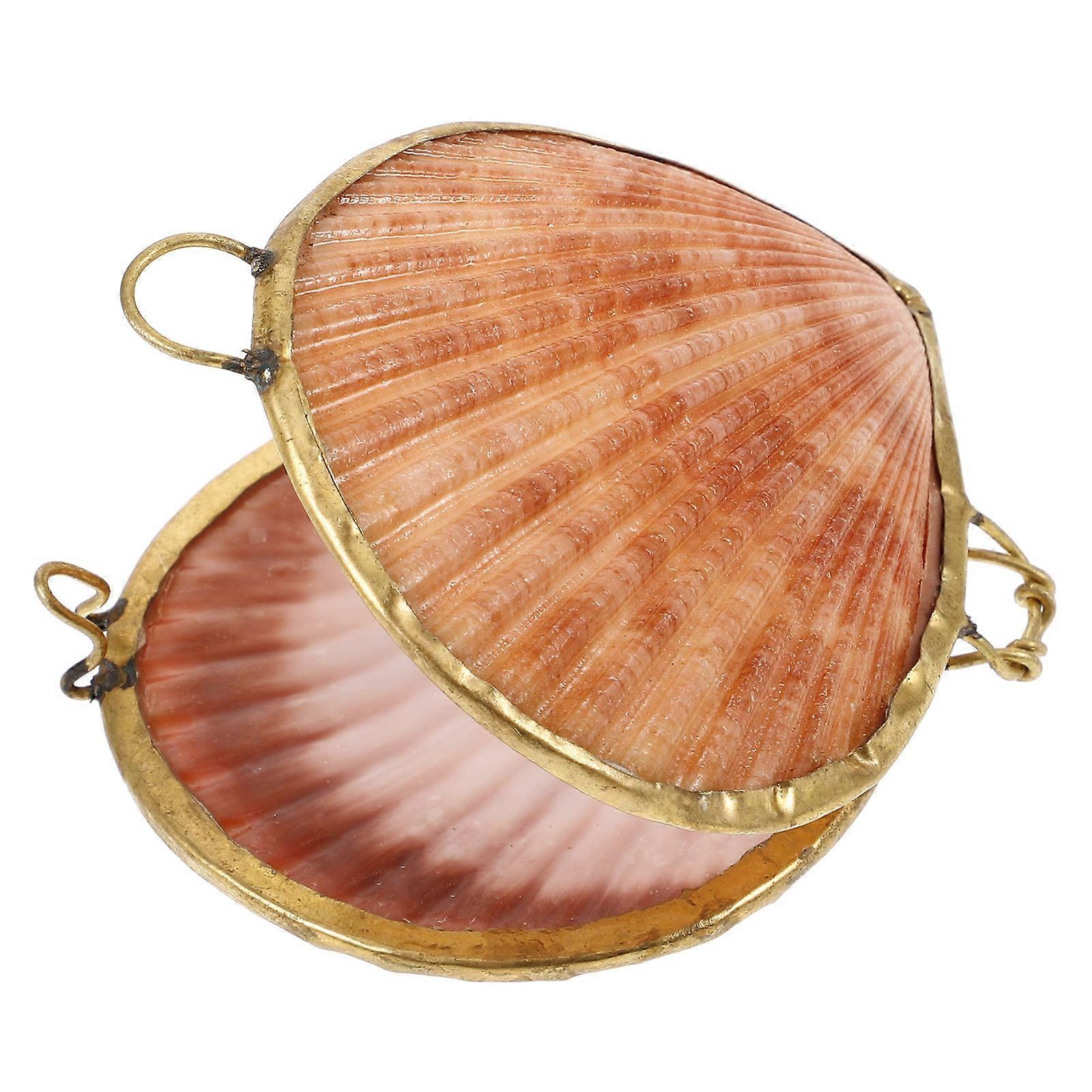 Shell Jewelry Box for Storage Use Multi Color Perfect 3.5x2.5 Inches