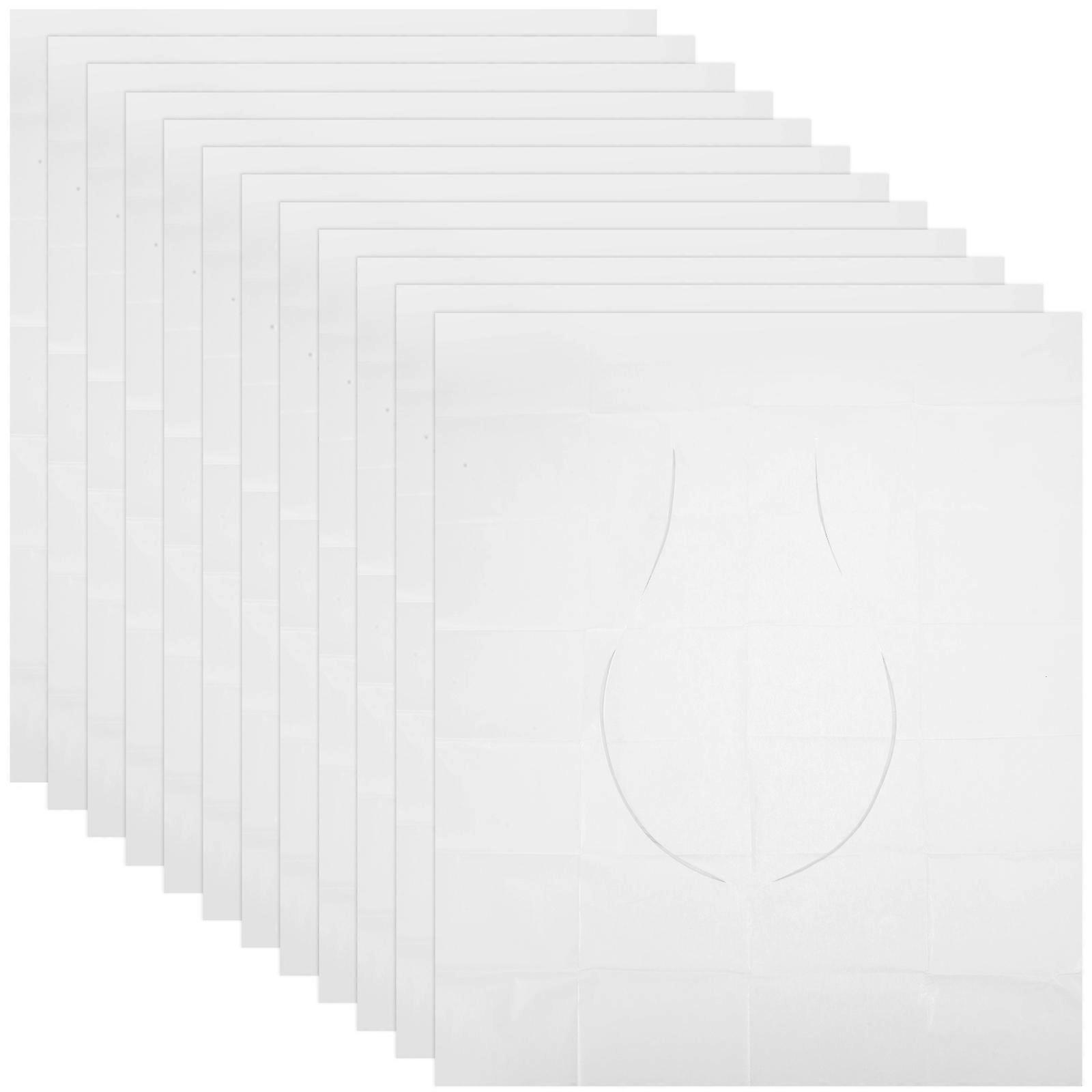 Disposable Toilet Cover Mat for Adults Area Hotel Park 36*42.5cm Rectangular Simple Design Environmentally Friendly 10Pcs in 1Pack 5Packs