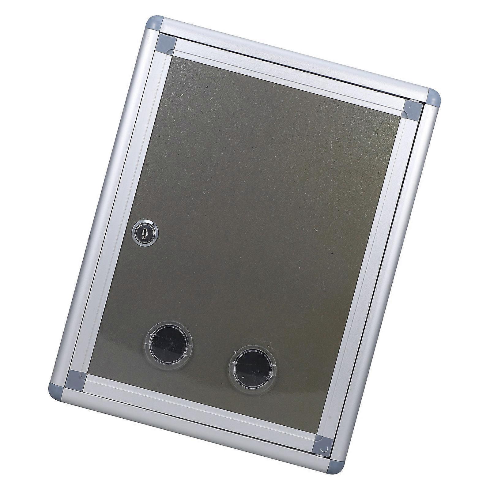 Aluminum Alloy Mailbox for Office Use with Large Capacity and Silver Color