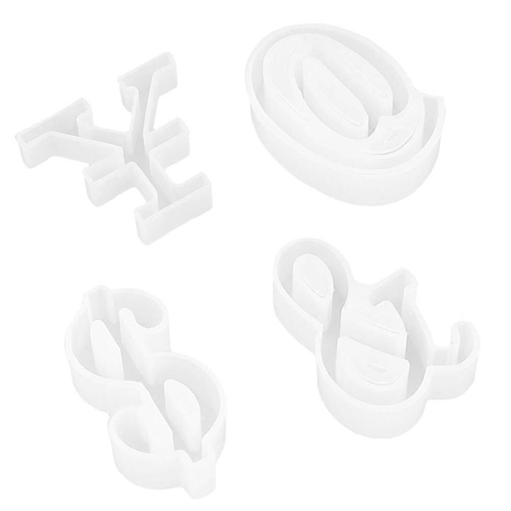 Silicone Hand Model Craft Tool for DIY Use White Color 4pcs