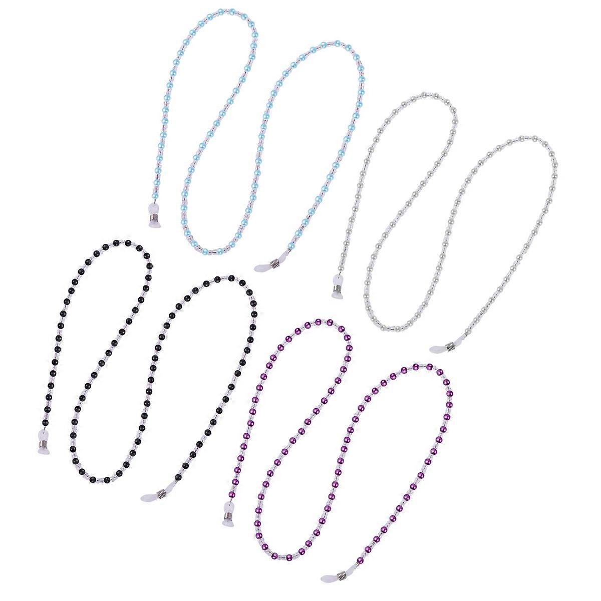 女性のための眼鏡チェーンは、ランニングハイキングサイクリングスポーツ活動4個でメガネを保護します