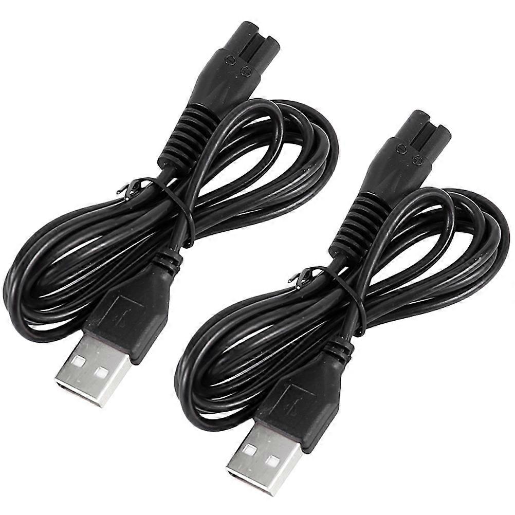 Universal Charging Wire Accessory Cord For Men -Shaped Connector Copper 2Pcs