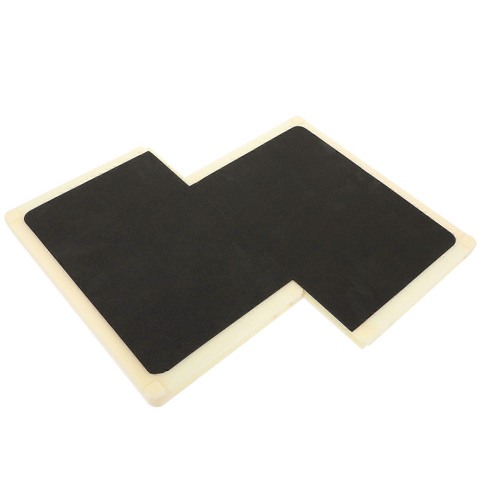 Portable Reusable Taekwondo Breaking Board for Practice Lightweight ABS EVA Material Black Color