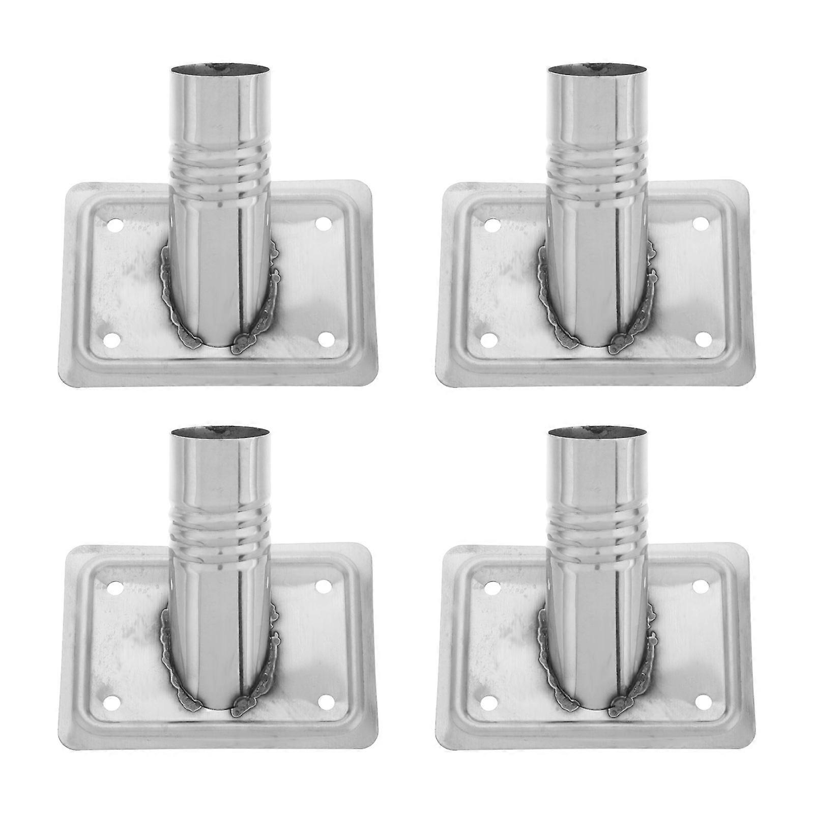 Floor Brush Head Adapter for Mop Handles with 4Pcs Replacement Connectors