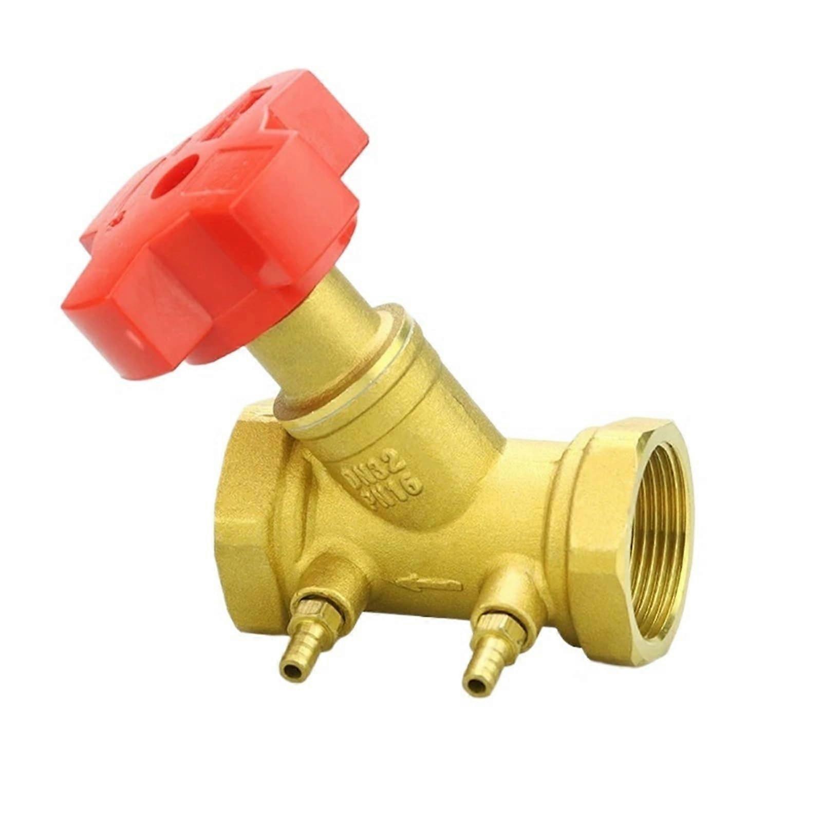 1/2' 3/4' 1' 2' Brass Balance Valve Brass Static Digital Lock Balance Valve Static Hydraulic Balance Valve (3/4')